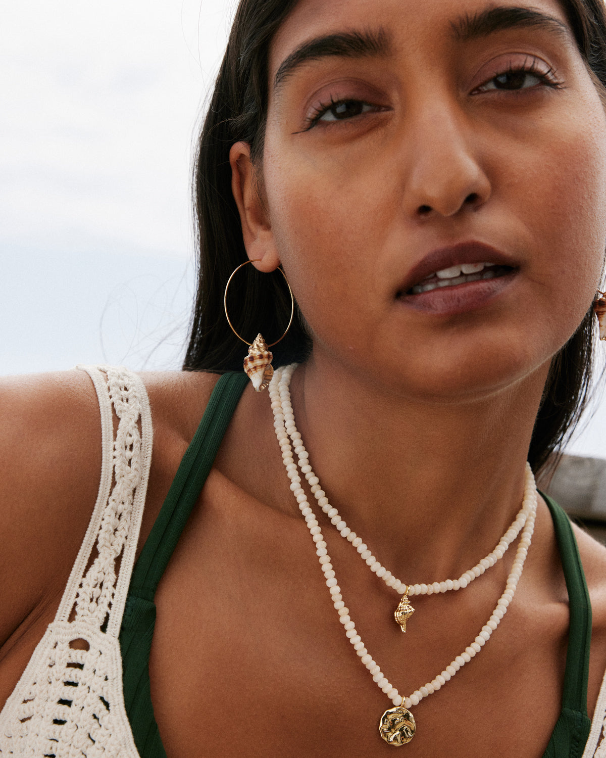 Sea Seeker Hoop Earrings