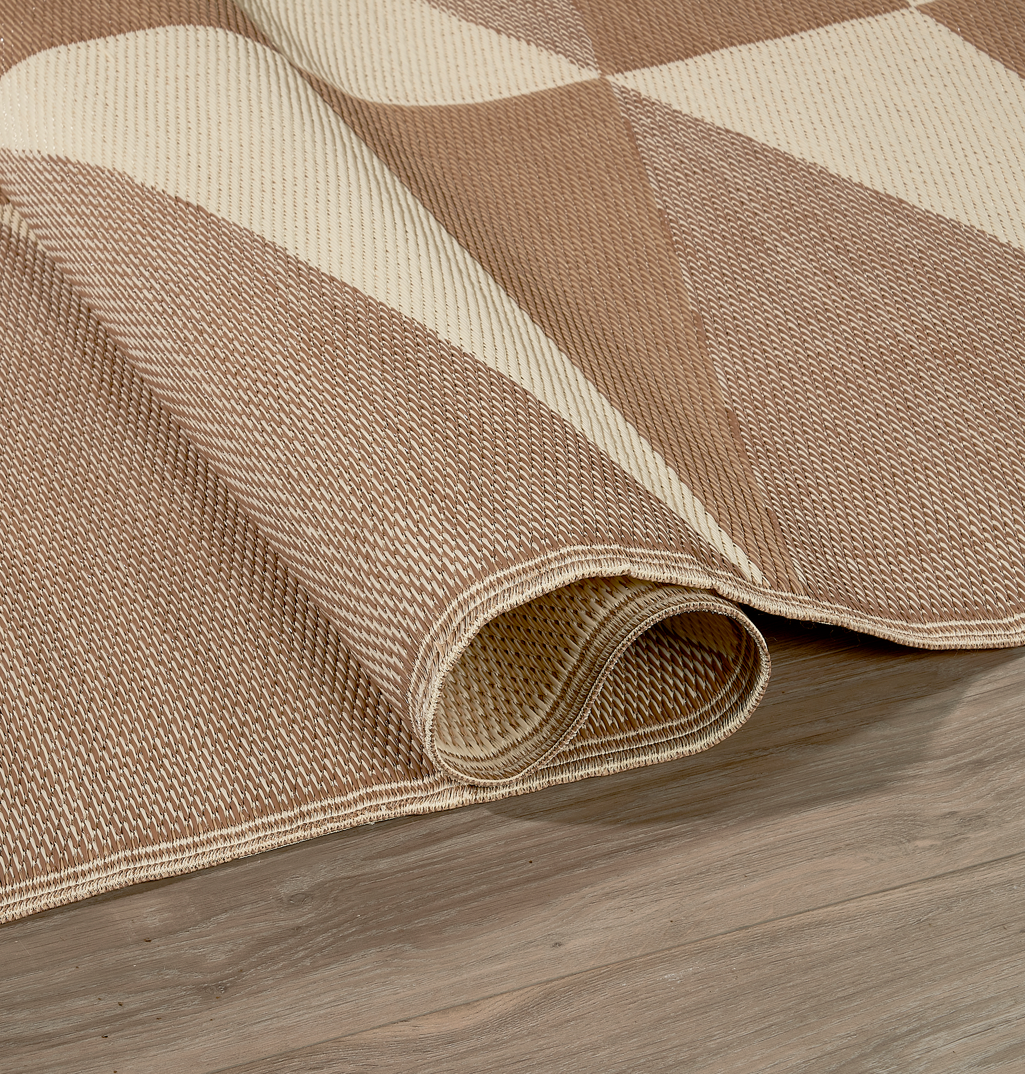 Tucson - Natural Modern Geometric Outdoor Rug For Patio