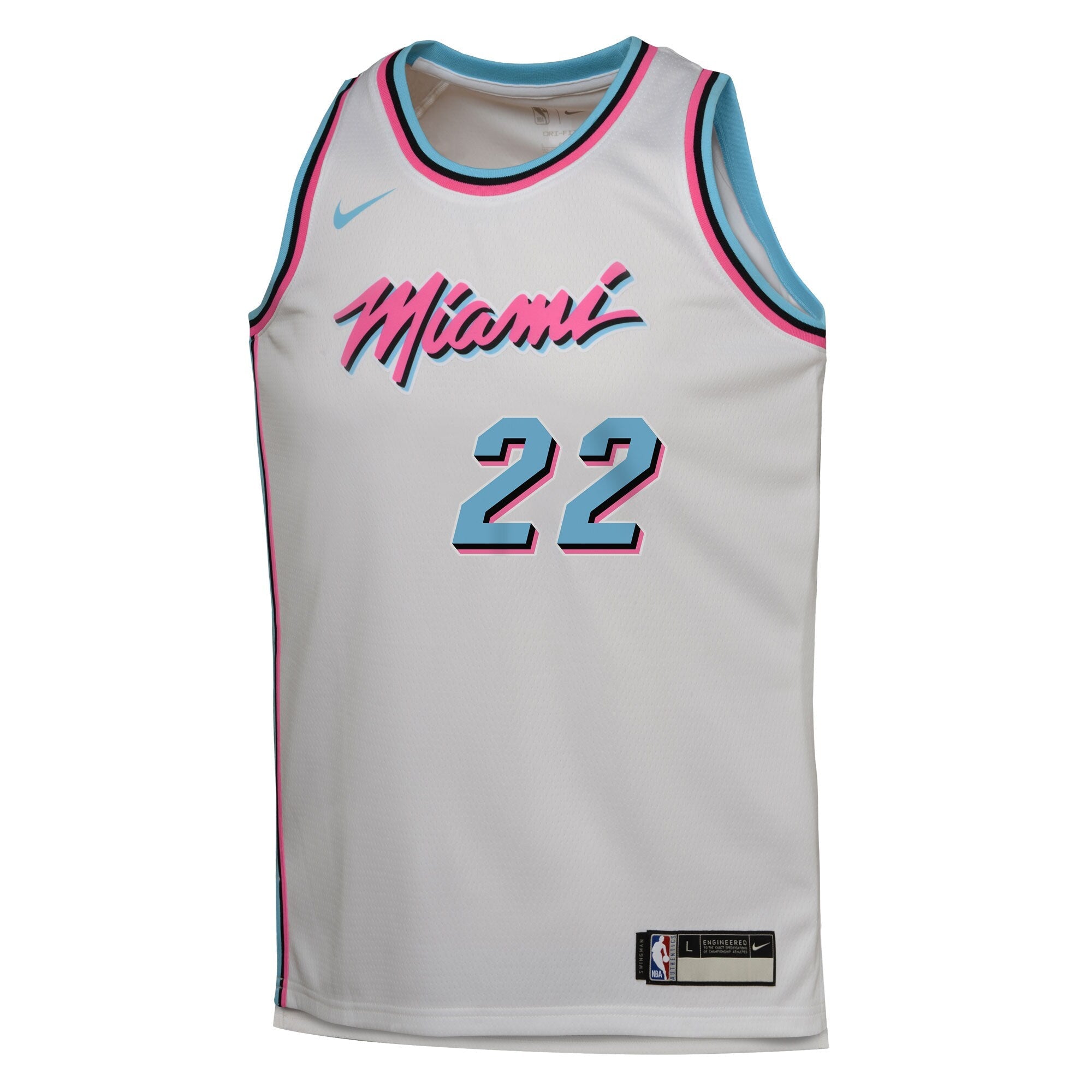 Youth Nike NBA '22 Butler' Miami Heat 24/25 City Edition Swingman Player Jersey