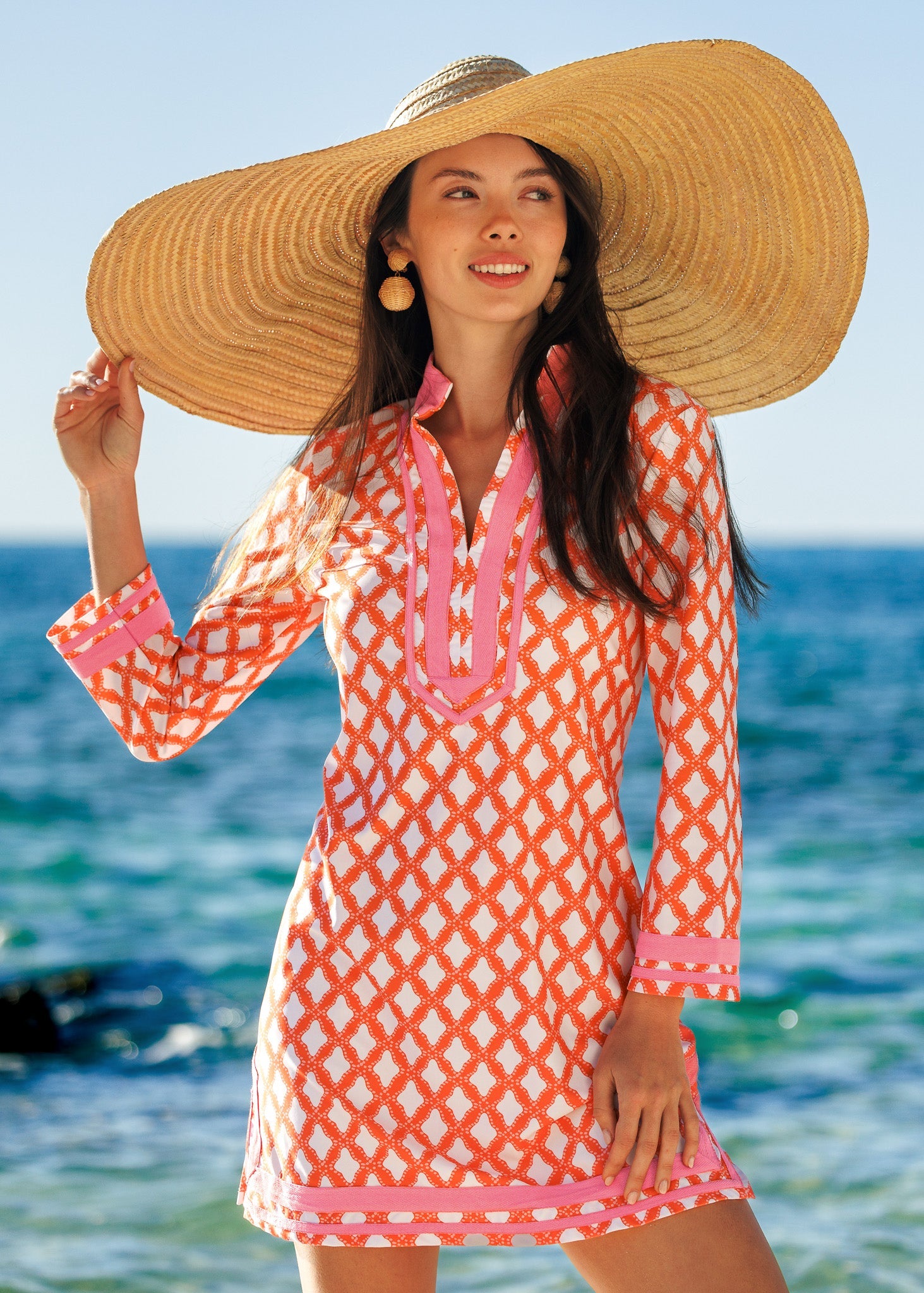 Sunset Oasis Tunic Dress