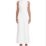 Staud Shannon Chain Embellished Gown White Size XL