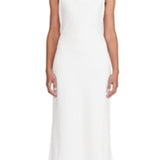 Staud Shannon Chain Embellished Gown White Size XL