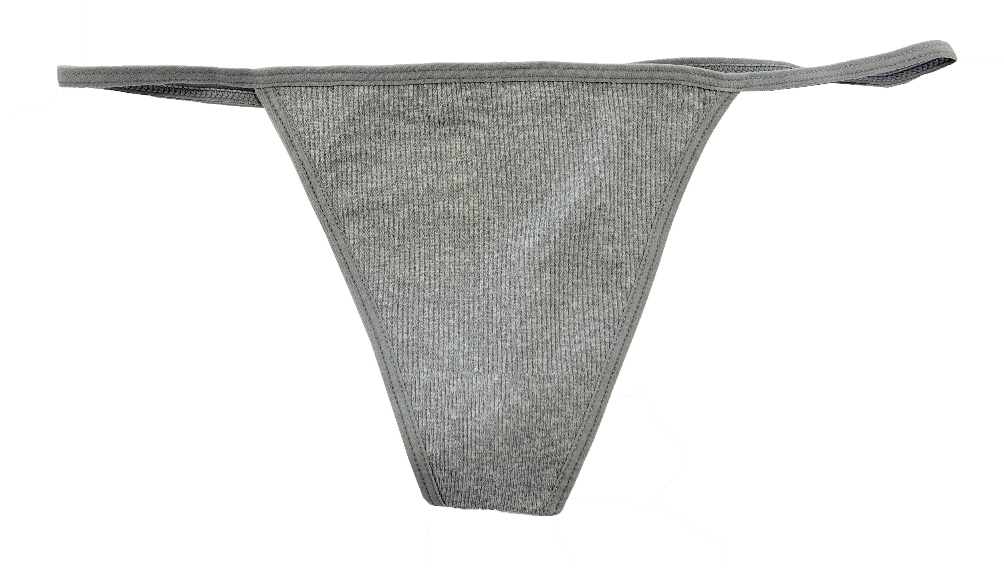 Seamless Rib Strappy Thong, Xs-2x