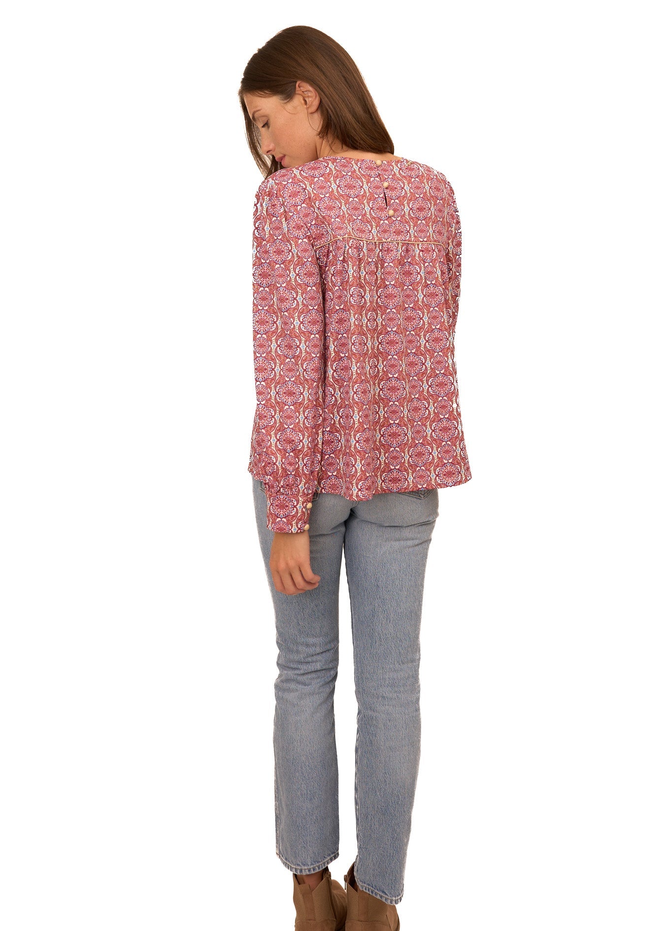 Camden Geo Long Sleeve Top
