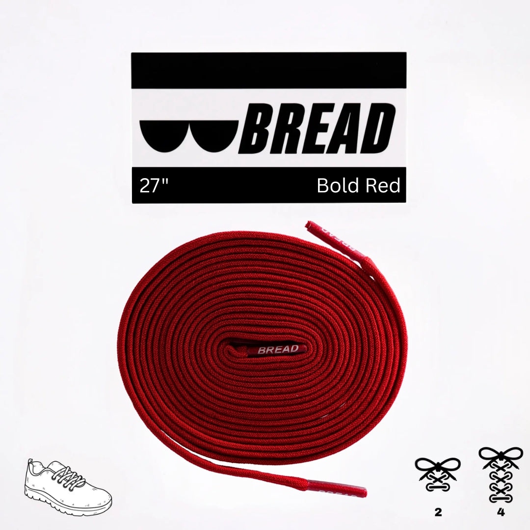 Bold Red Elastic Shoelaces