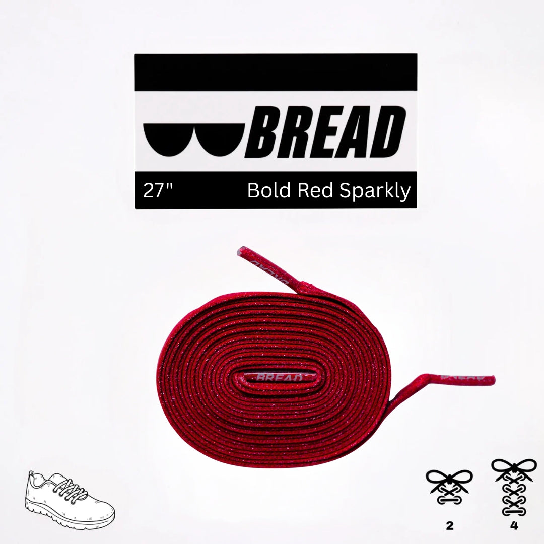 Bold Red Elastic Shoelaces
