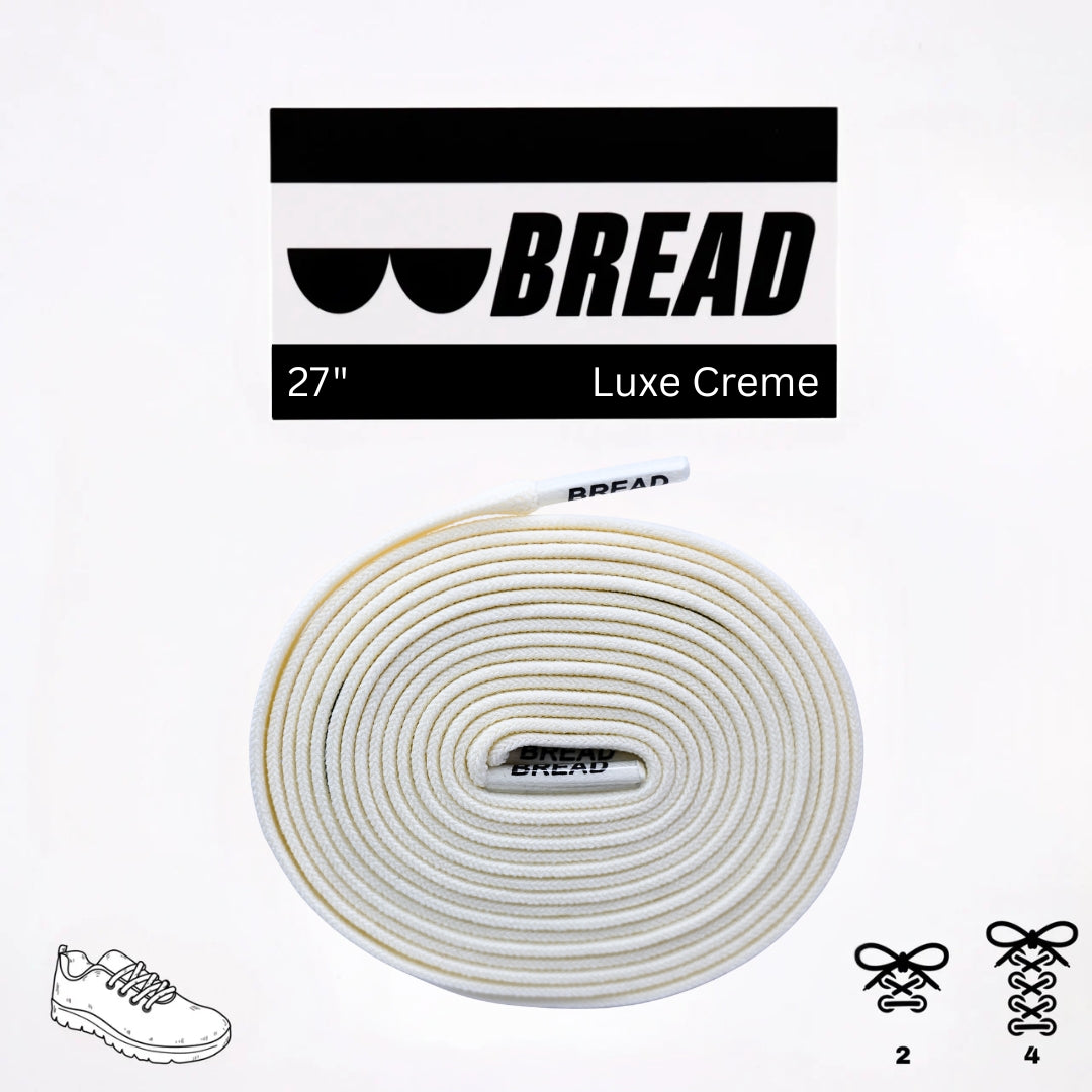 Luxe Creme Elastic Shoelaces