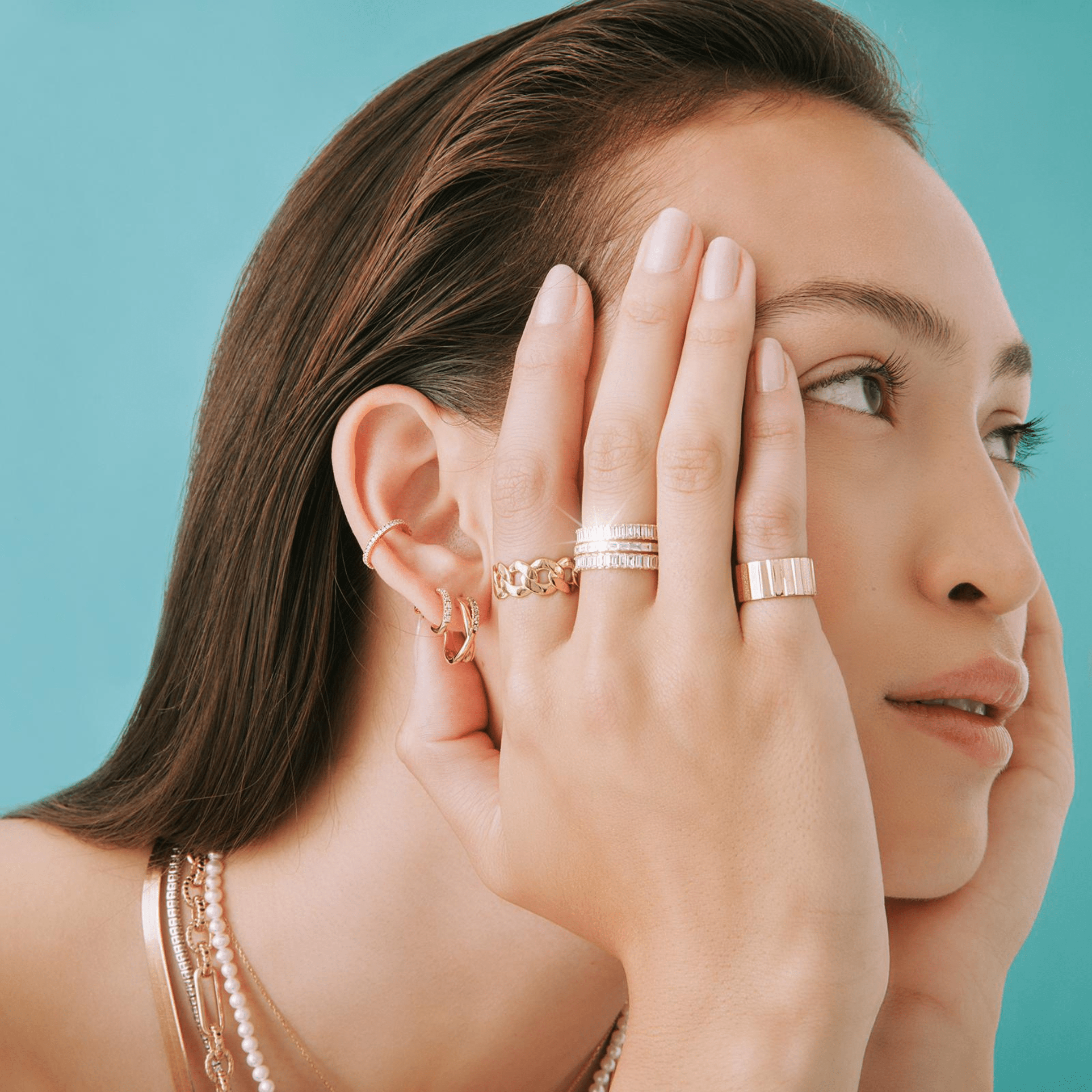 Bold Diamond Baguette Ring