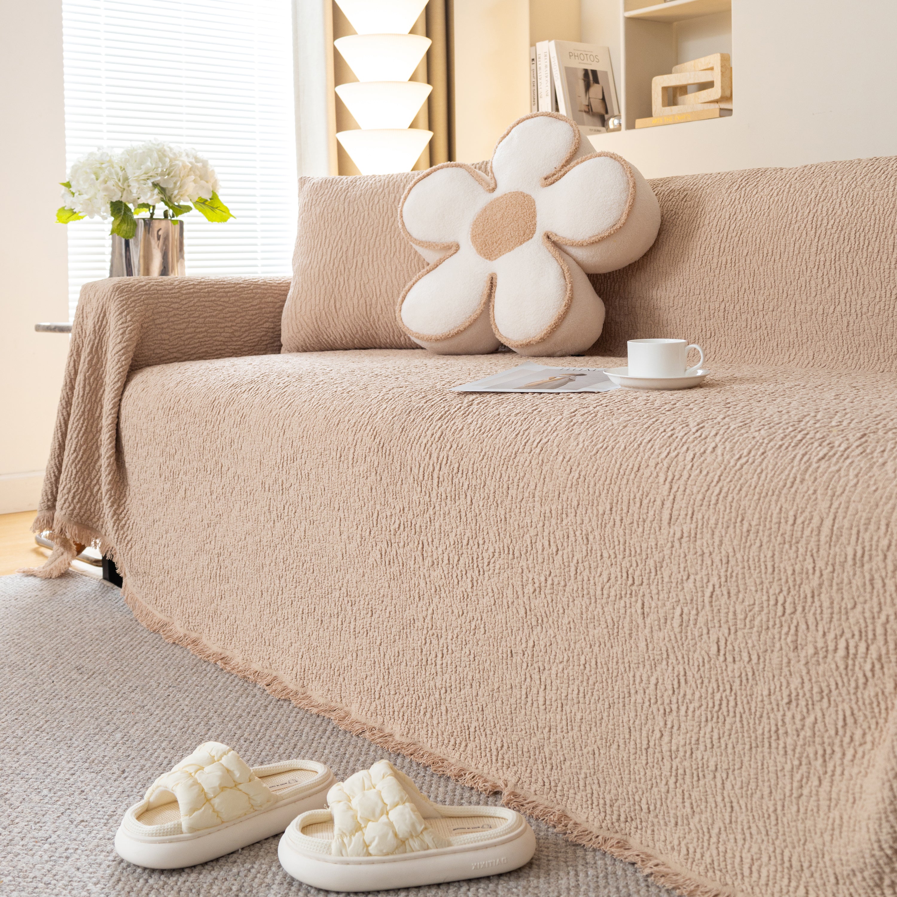 Sofa Throw Covers L-shape Sectional Couch Cover For Dogs Cats Furniture Protector