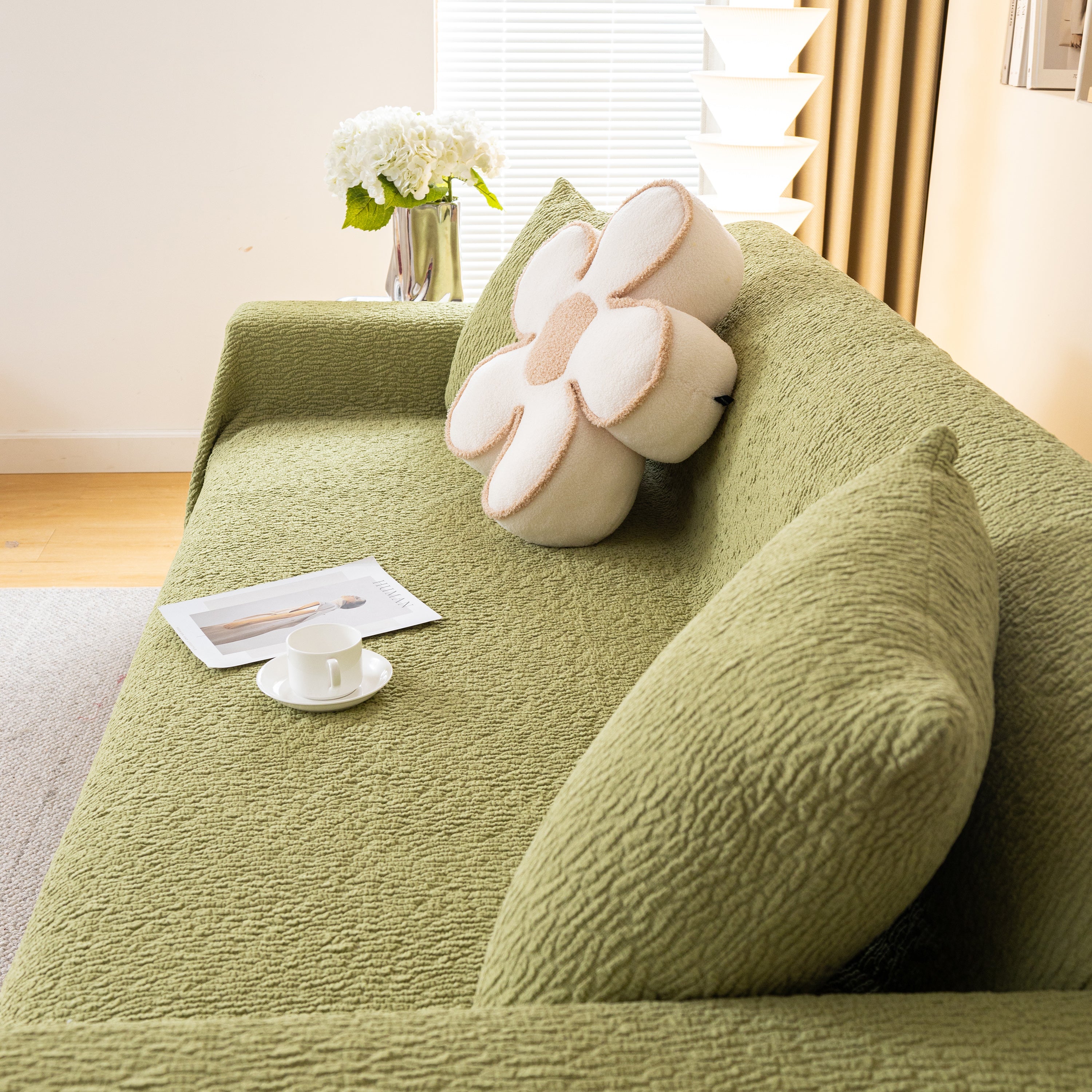 Sofa Throw Covers L-shape Sectional Couch Cover For Dogs Cats Furniture Protector