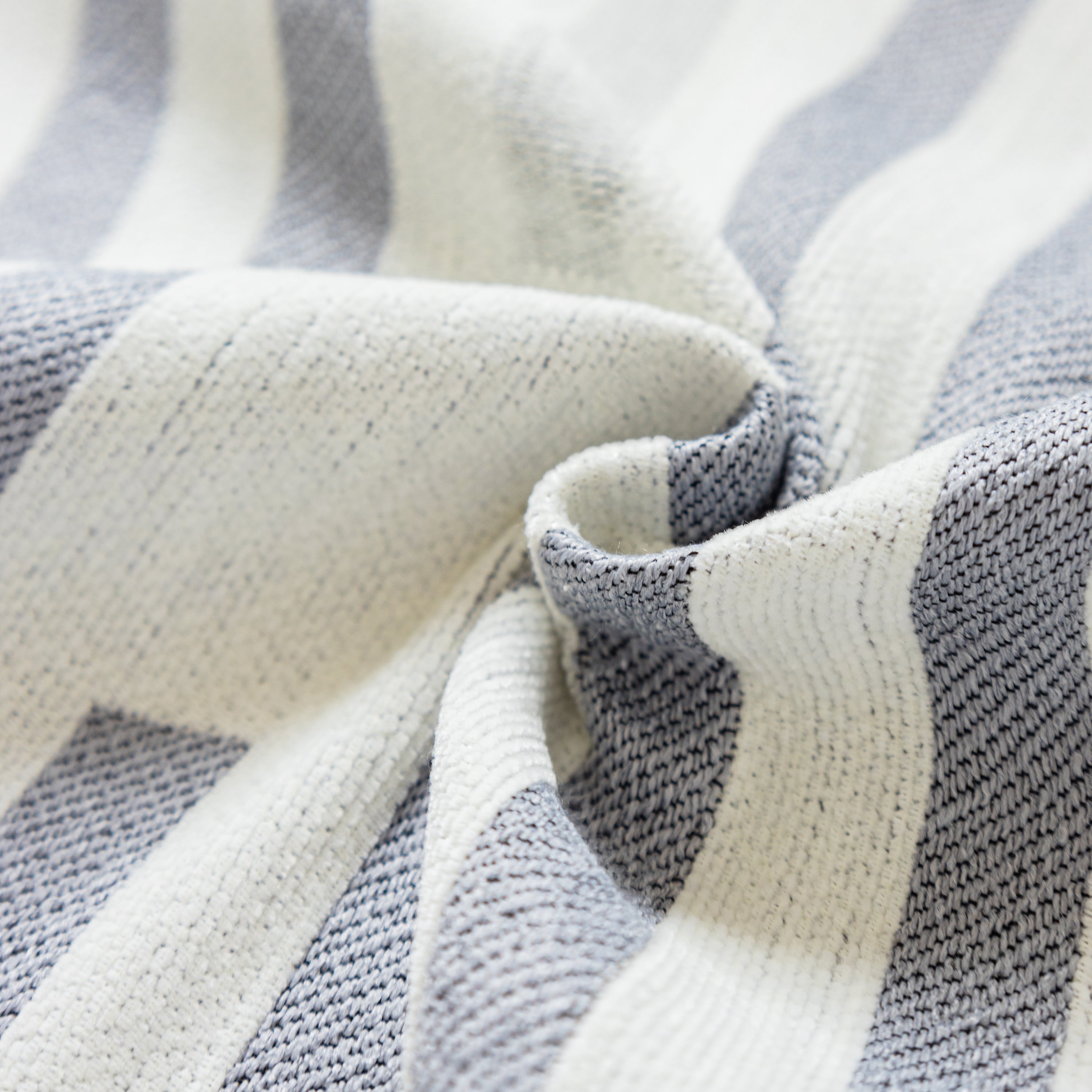 Boho Stripe Sectional Couch Cover Soft Chenille Sofa Slipcovers Blanket On The Sofa For Living Room