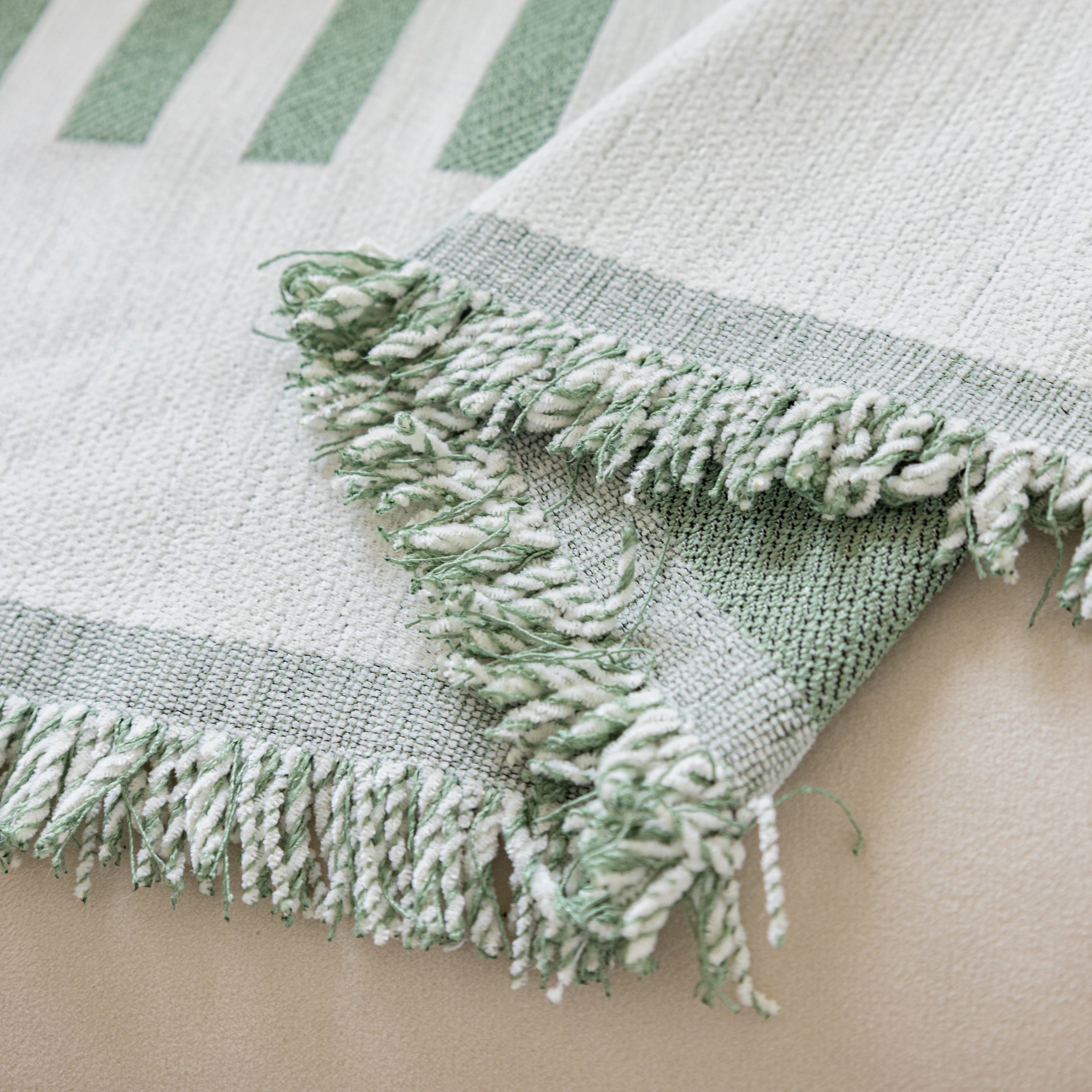 Boho Stripe Sectional Couch Cover Soft Chenille Sofa Slipcovers Blanket On The Sofa For Living Room