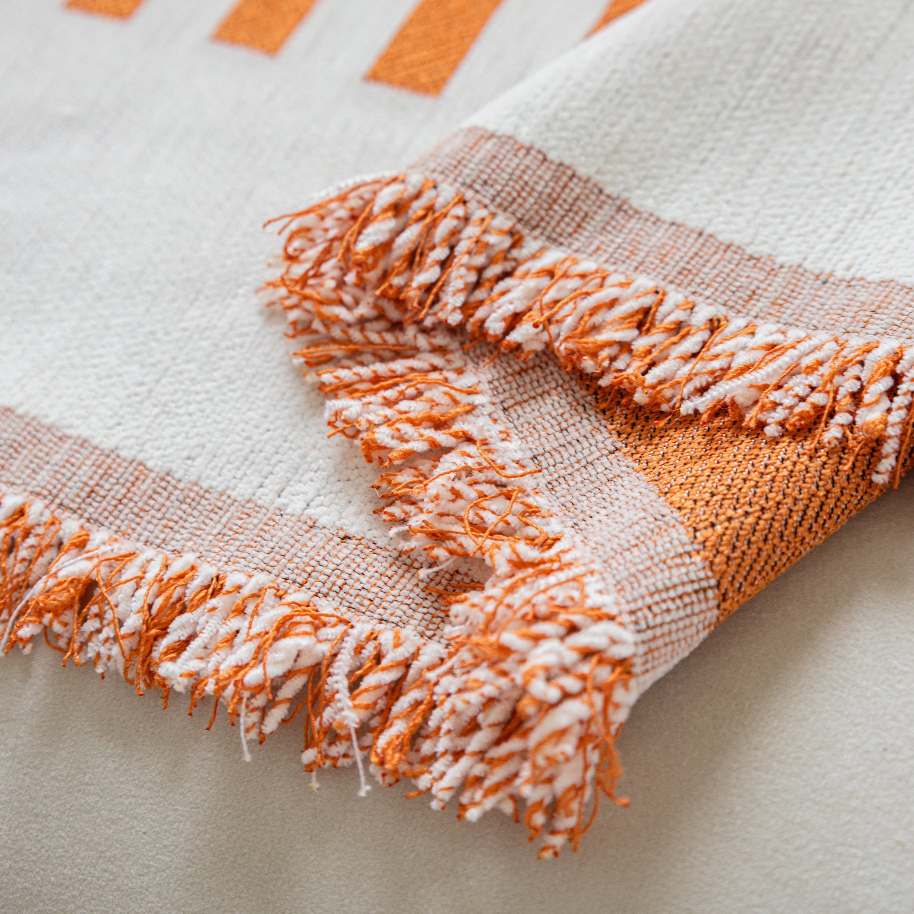 Boho Stripe Sectional Couch Cover Soft Chenille Sofa Slipcovers Blanket On The Sofa For Living Room