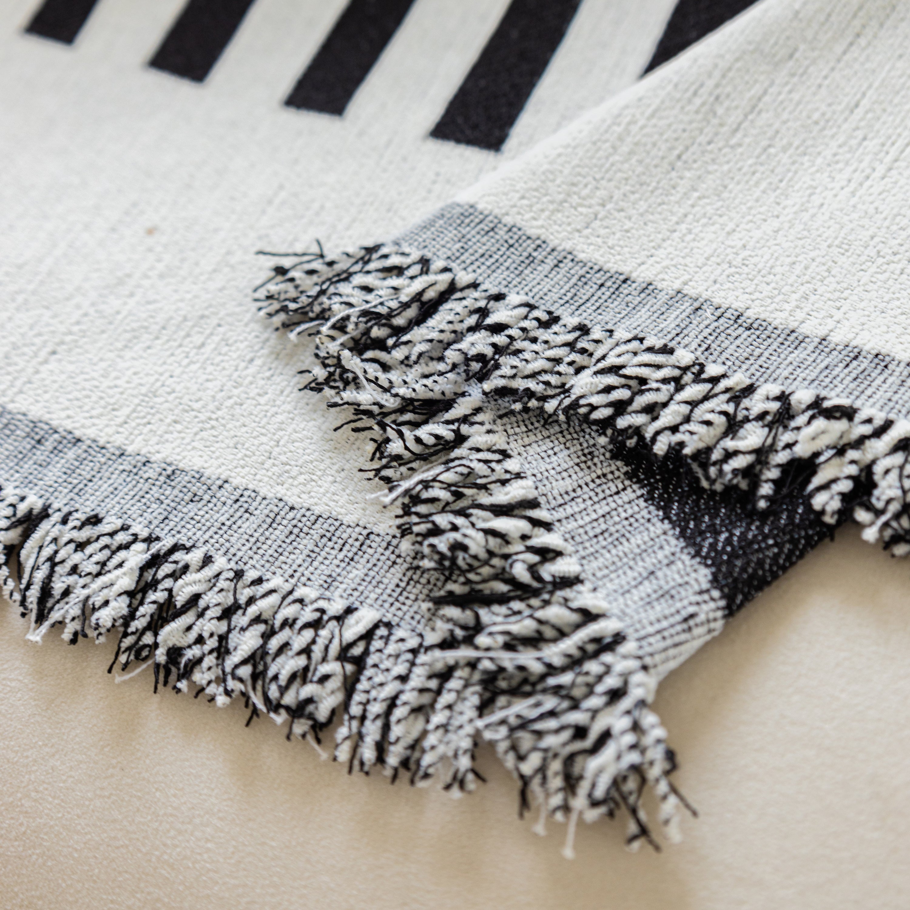 Boho Stripe Sectional Couch Cover Soft Chenille Sofa Slipcovers Blanket On The Sofa For Living Room
