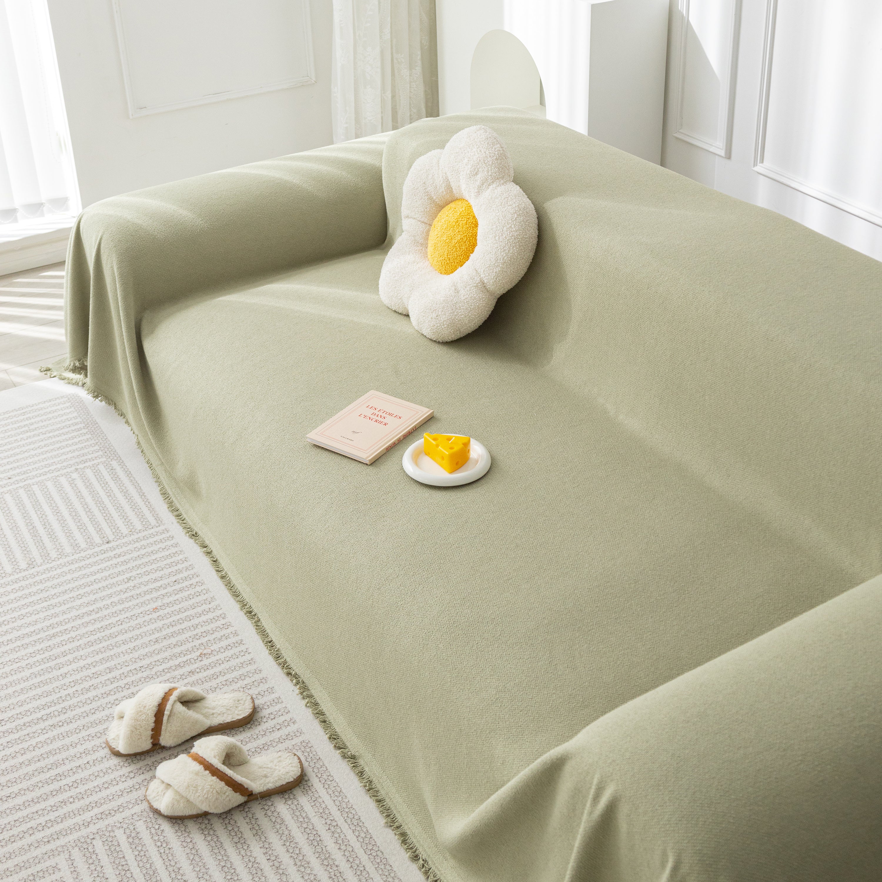 High-tech Fabric Splash-resistant Pet Furniture Covers For Sectionals, Dustproof Blanket For Couch