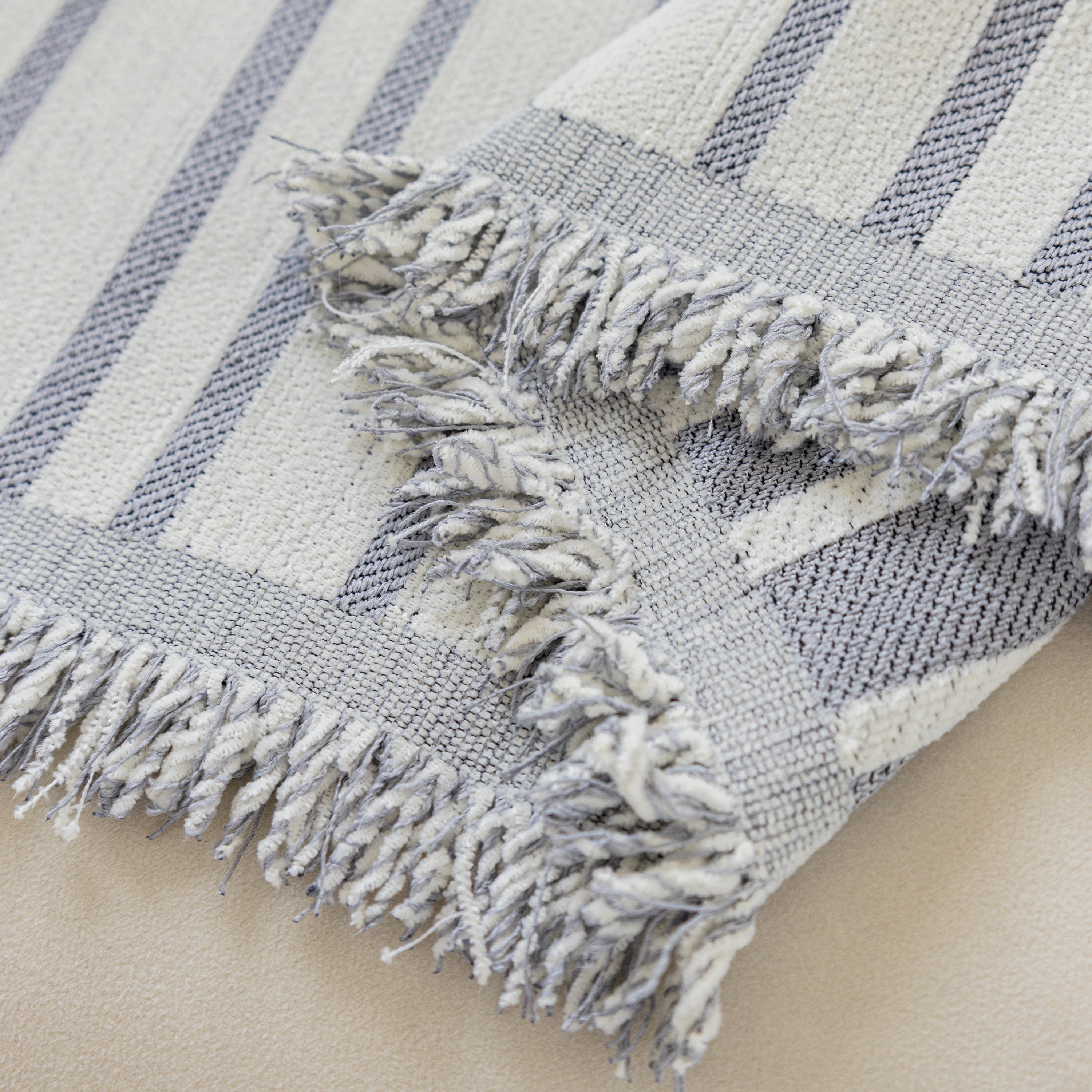 Boho Striped Jacquard Throw Sofa Slipcover Chenille Sofa Throws For Couches For Pets Kids Home Decor