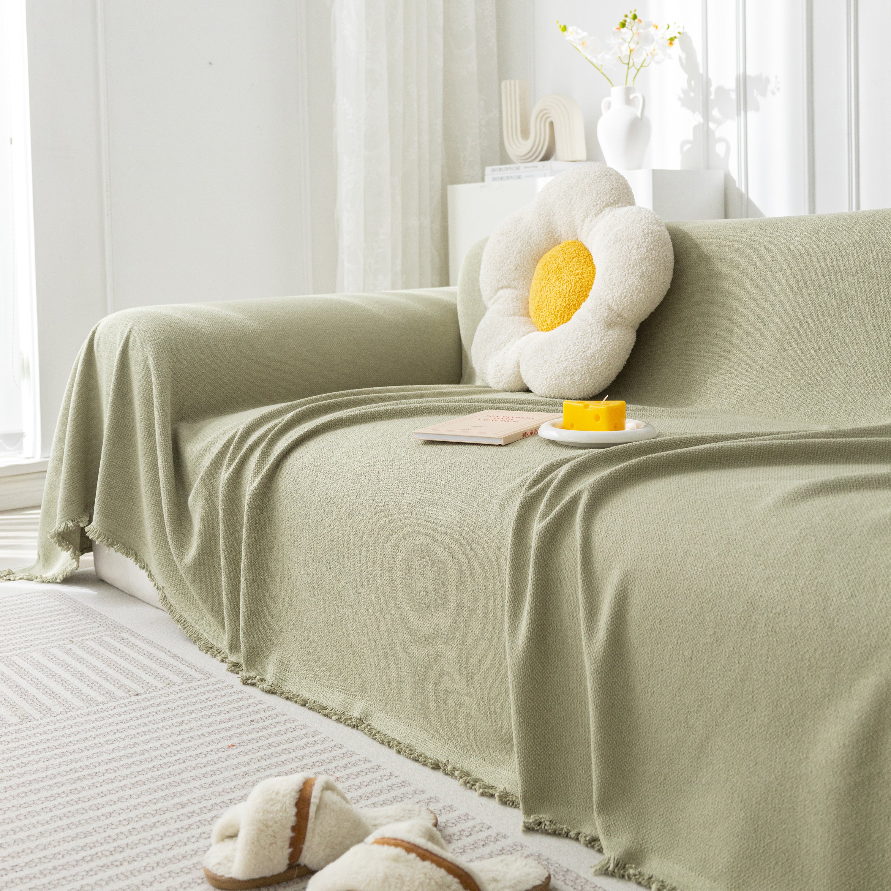 High-tech Fabric Splash-resistant Pet Furniture Covers For Sectionals, Dustproof Blanket For Couch