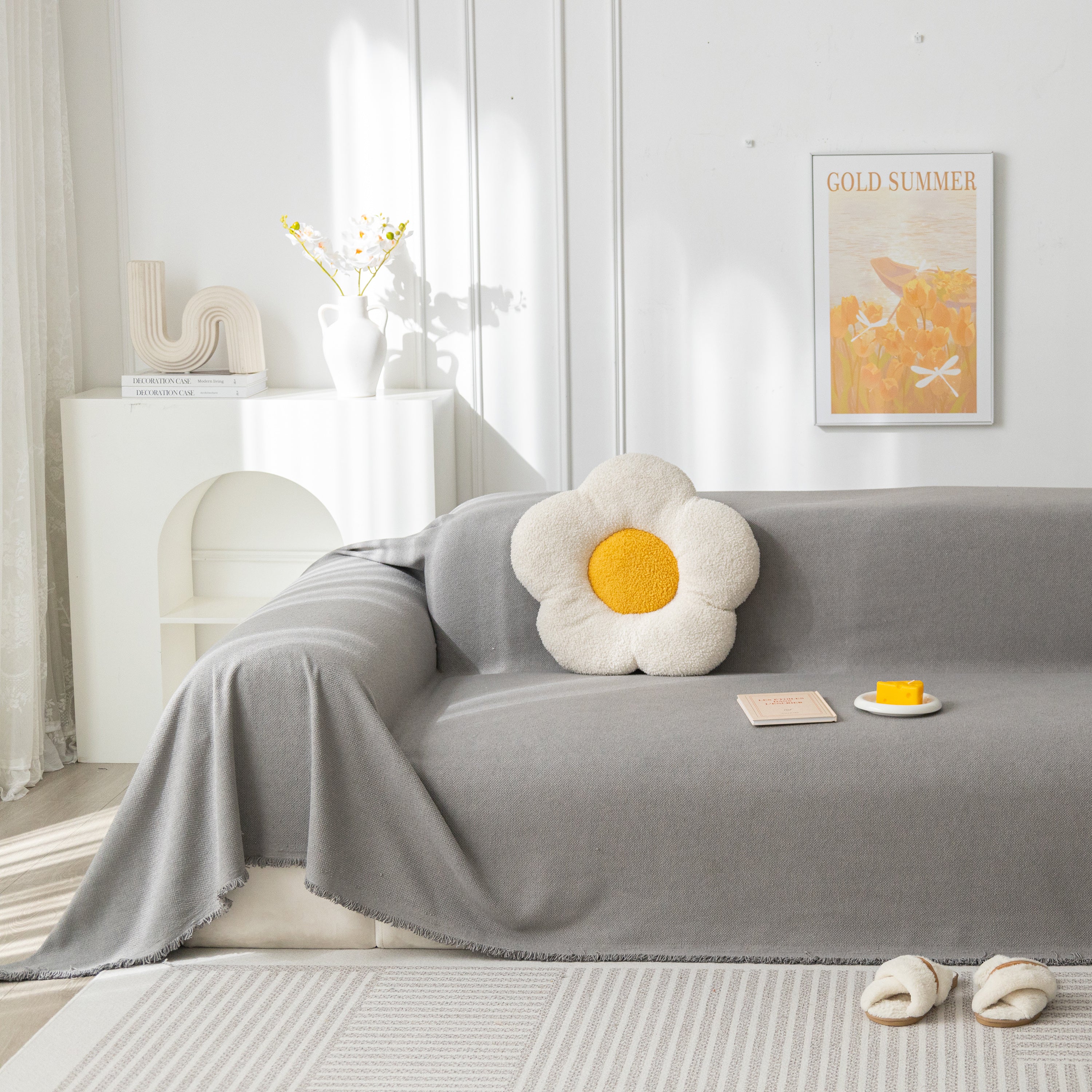 High-tech Fabric Splash-resistant Pet Furniture Covers For Sectionals, Dustproof Blanket For Couch