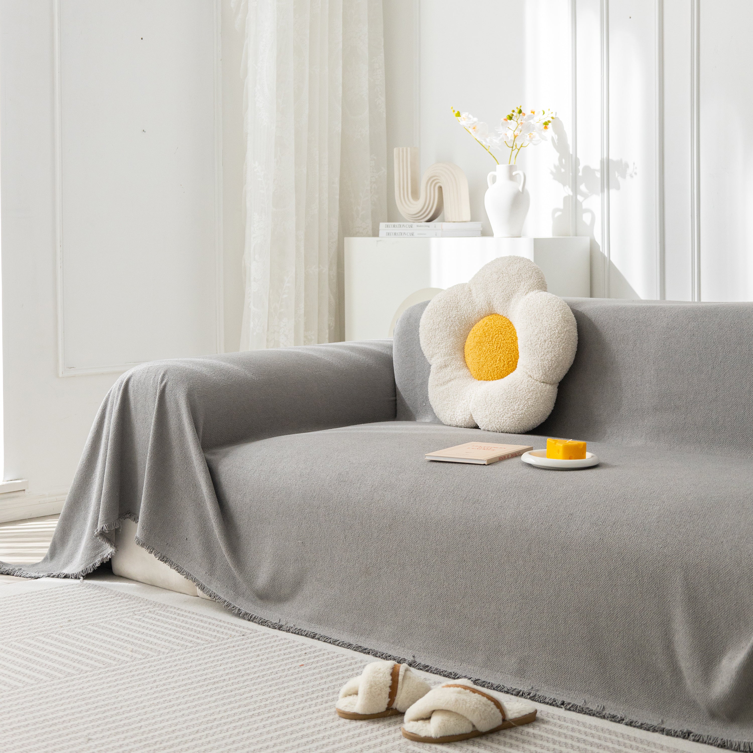 High-tech Fabric Splash-resistant Pet Furniture Covers For Sectionals, Dustproof Blanket For Couch