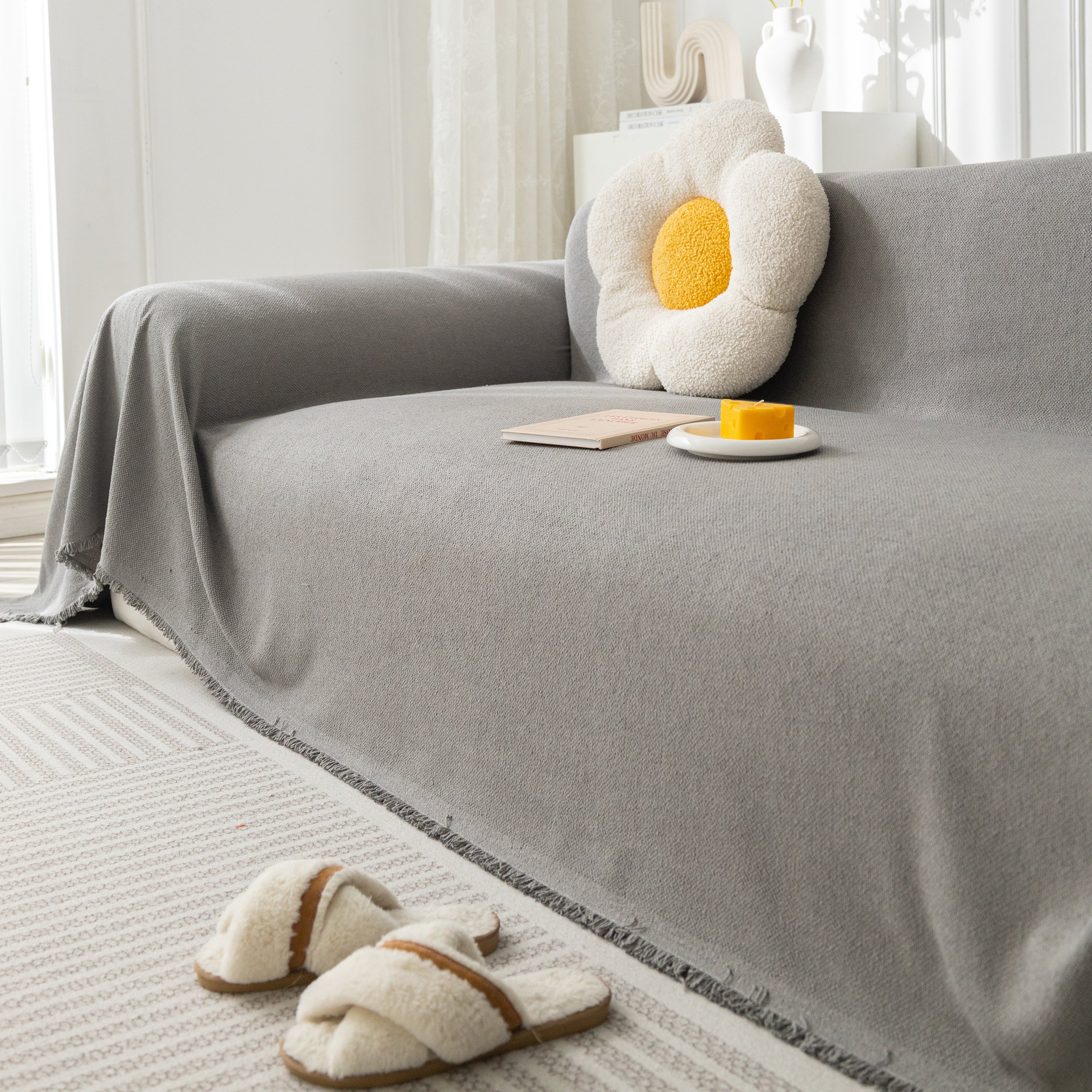 High-tech Fabric Splash-resistant Pet Furniture Covers For Sectionals, Dustproof Blanket For Couch