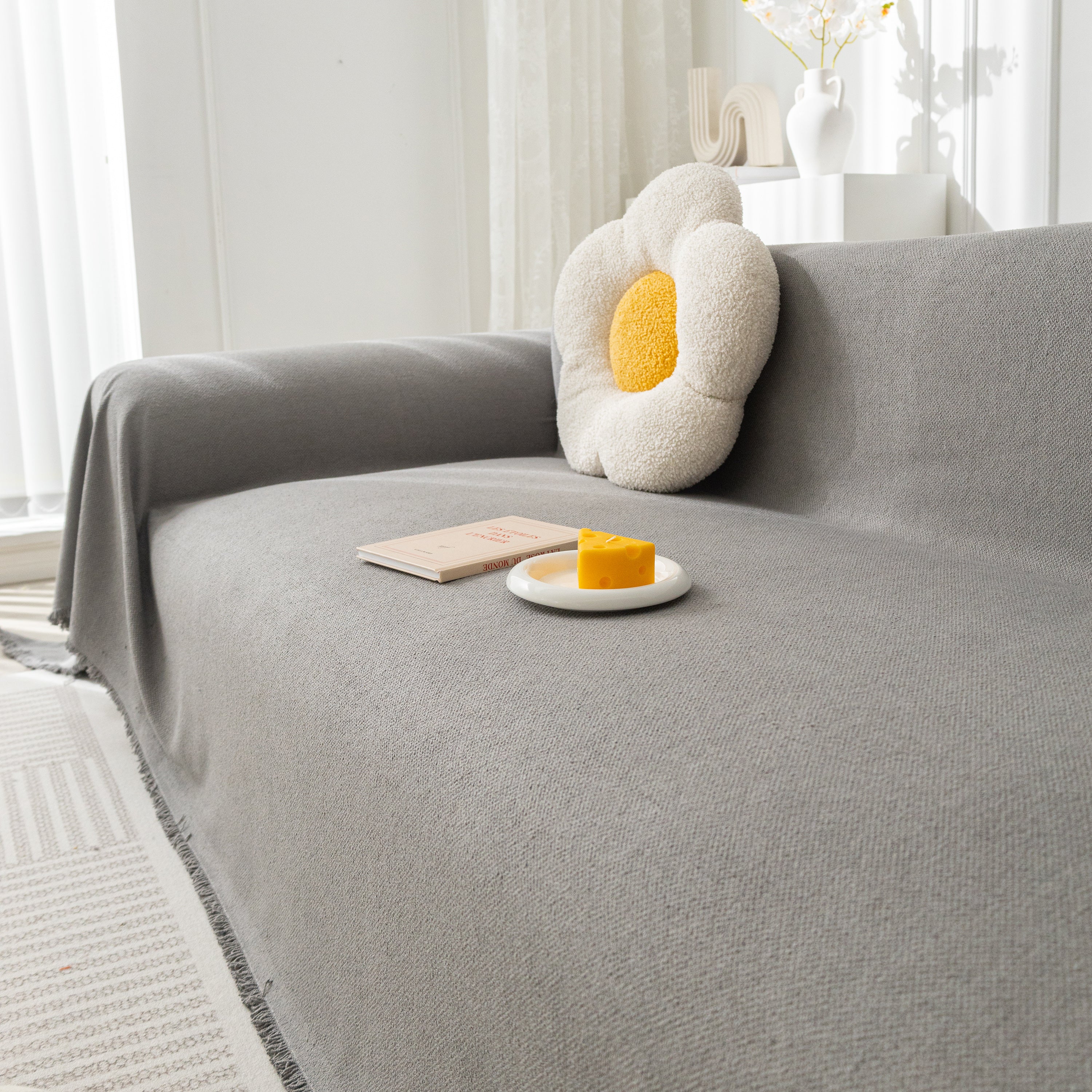 High-tech Fabric Splash-resistant Pet Furniture Covers For Sectionals, Dustproof Blanket For Couch