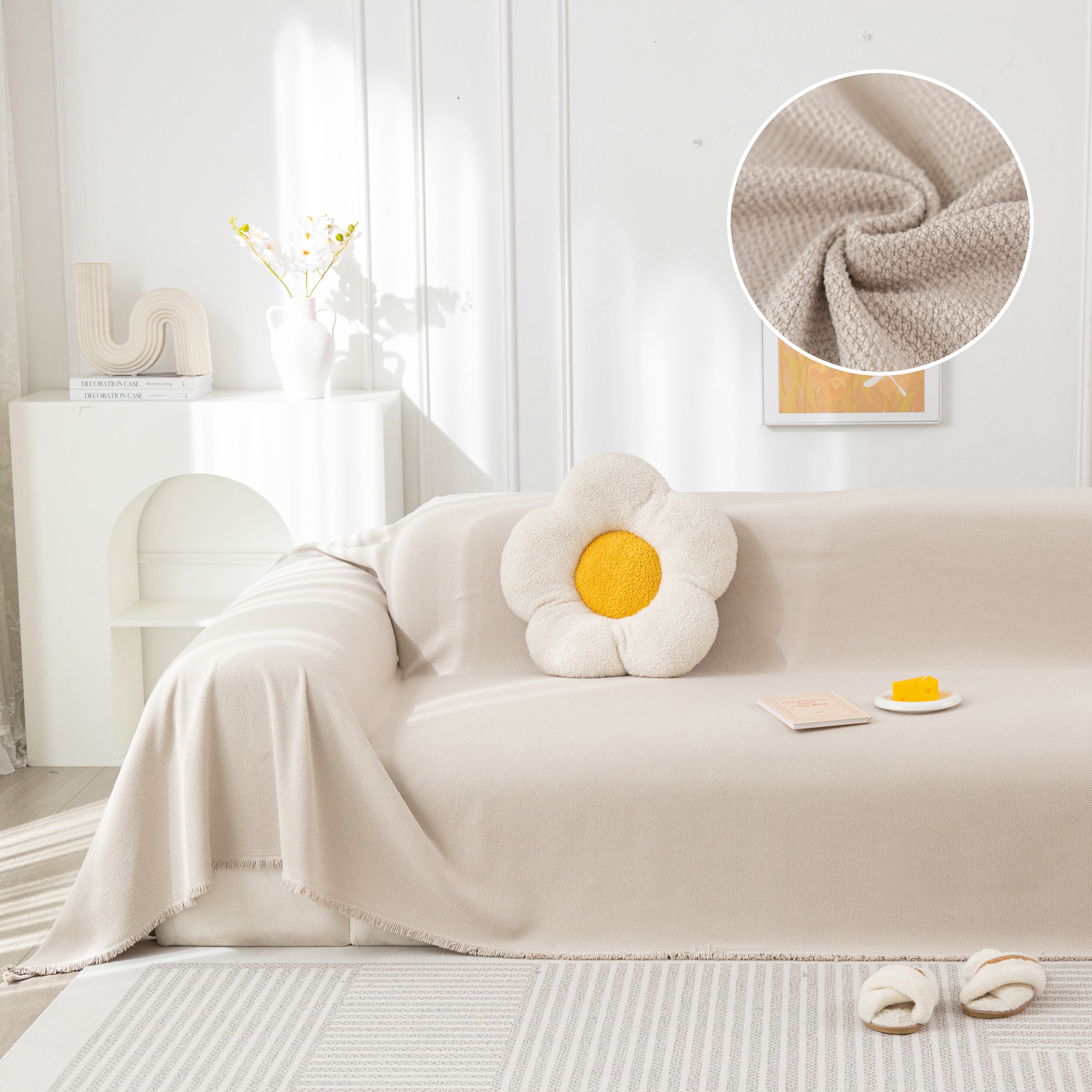 High-tech Fabric Splash-resistant Pet Furniture Covers For Sectionals, Dustproof Blanket For Couch