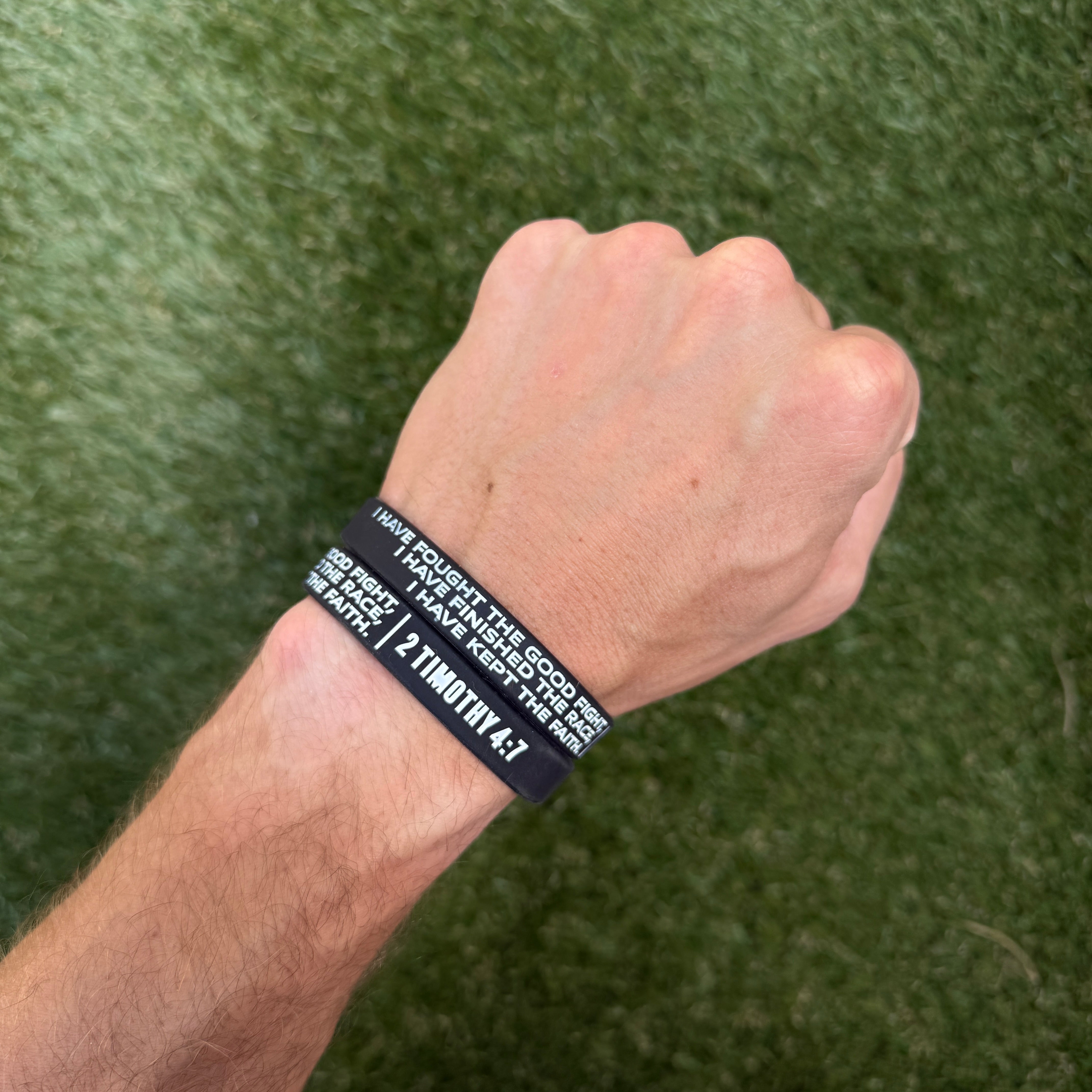 2 Timothy 4:7 Wristband