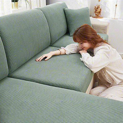 Stretchy, Washable, And Removable Slipcovers For Jacquard Sofa, Chair, And Seat Cushions. Available For 1/2/3/4 Seats