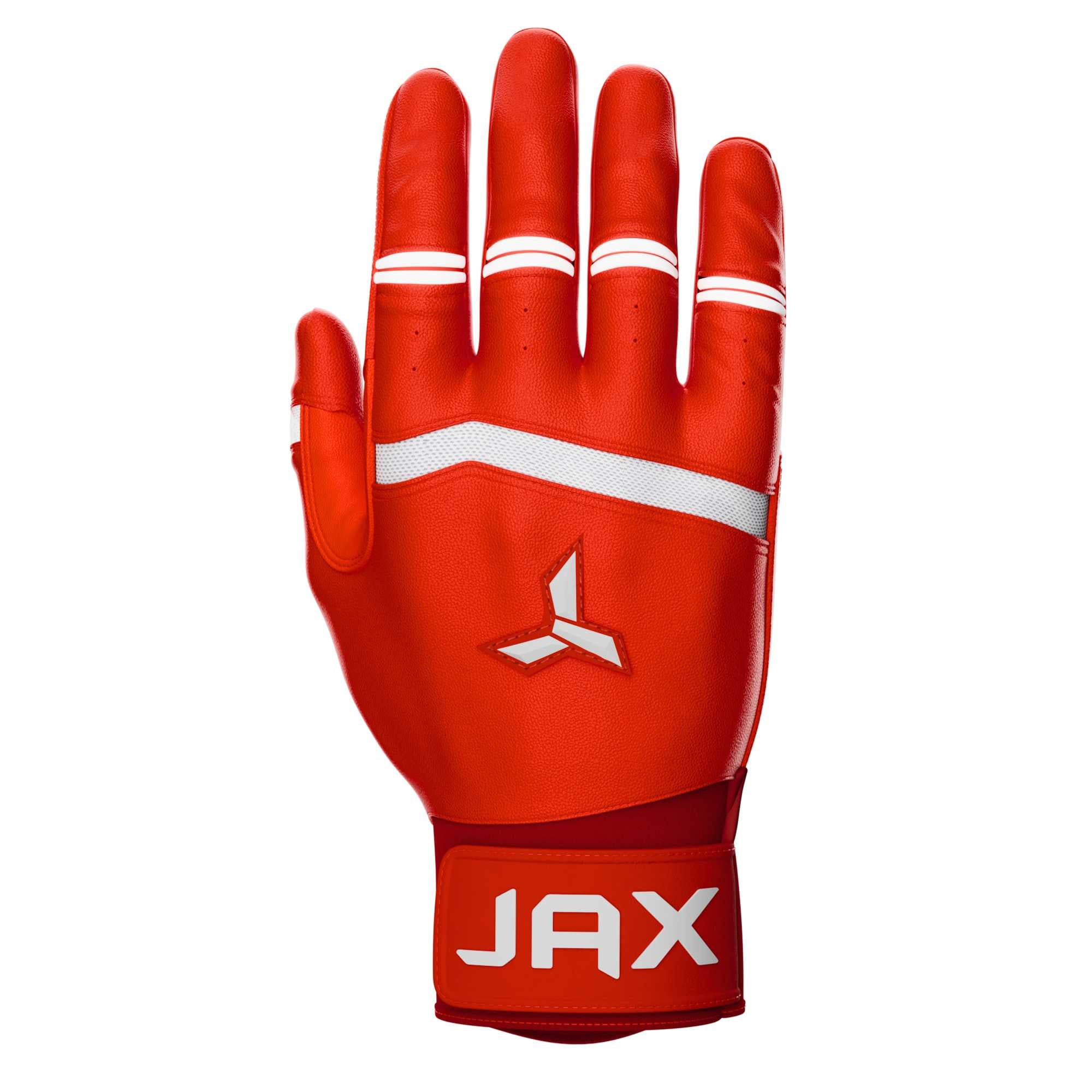 Cherry Red Pro Cuff Batting Gloves