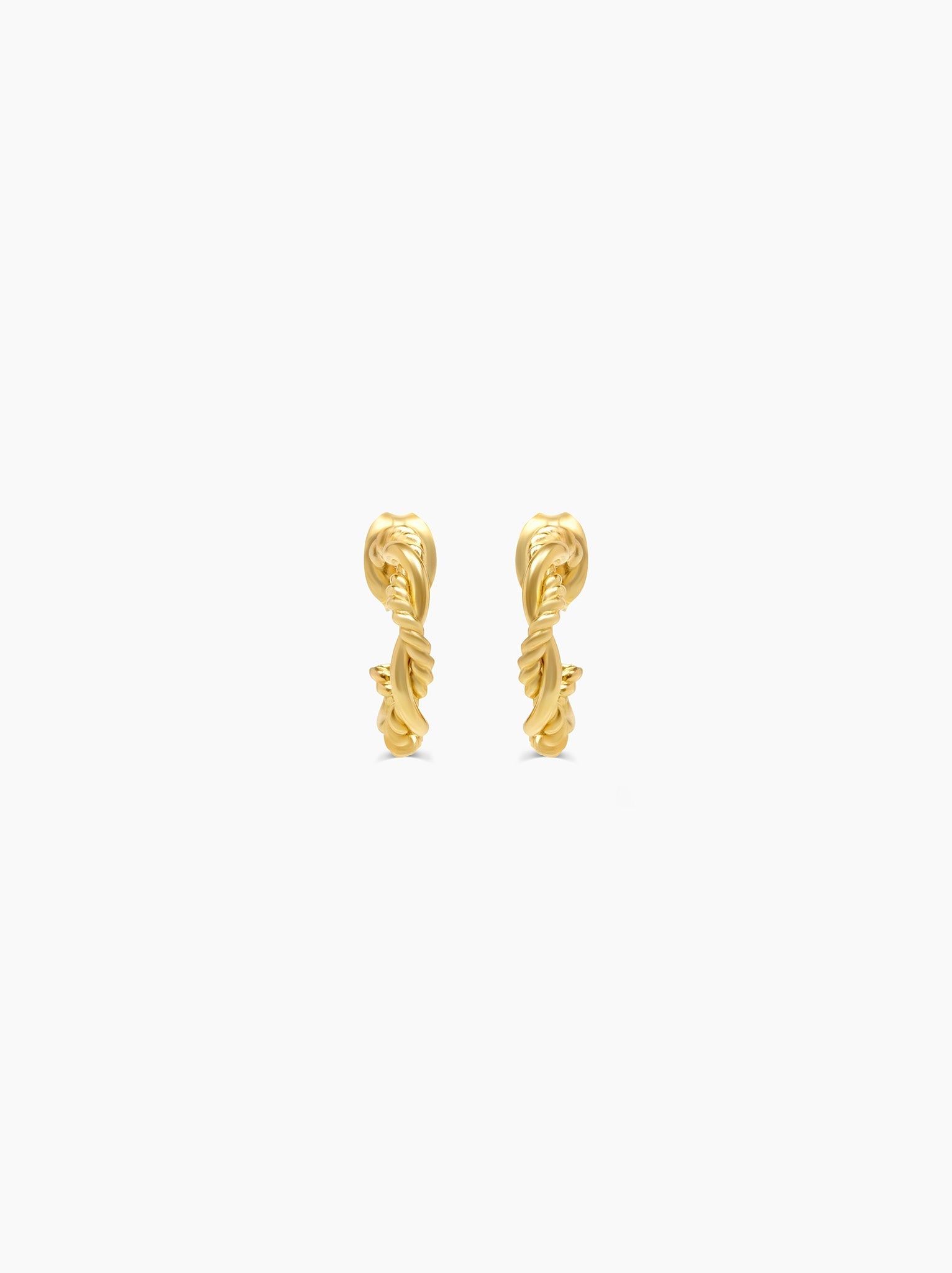 Braided Mini Hoops