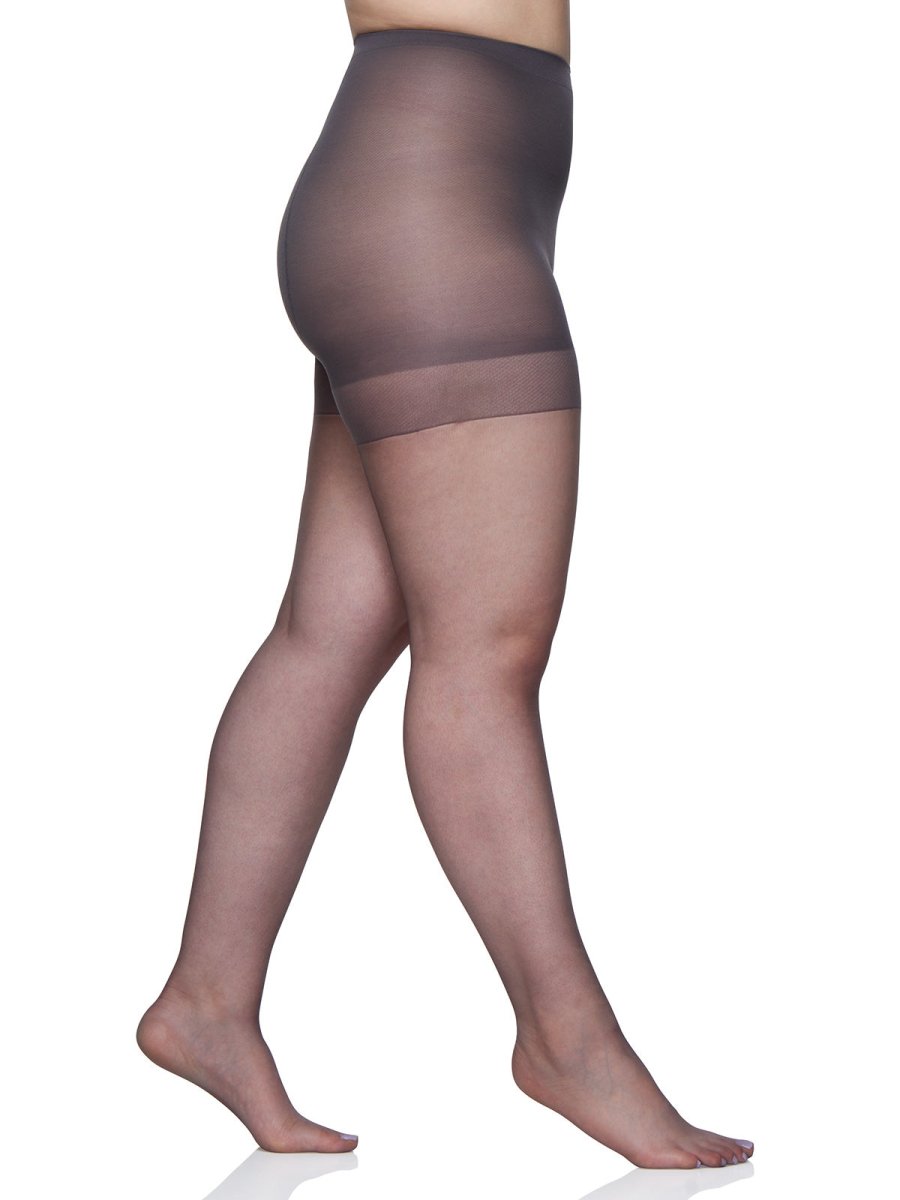 Queen Ultra Sheer Control Top Pantyhose With Sandalfoot Toe