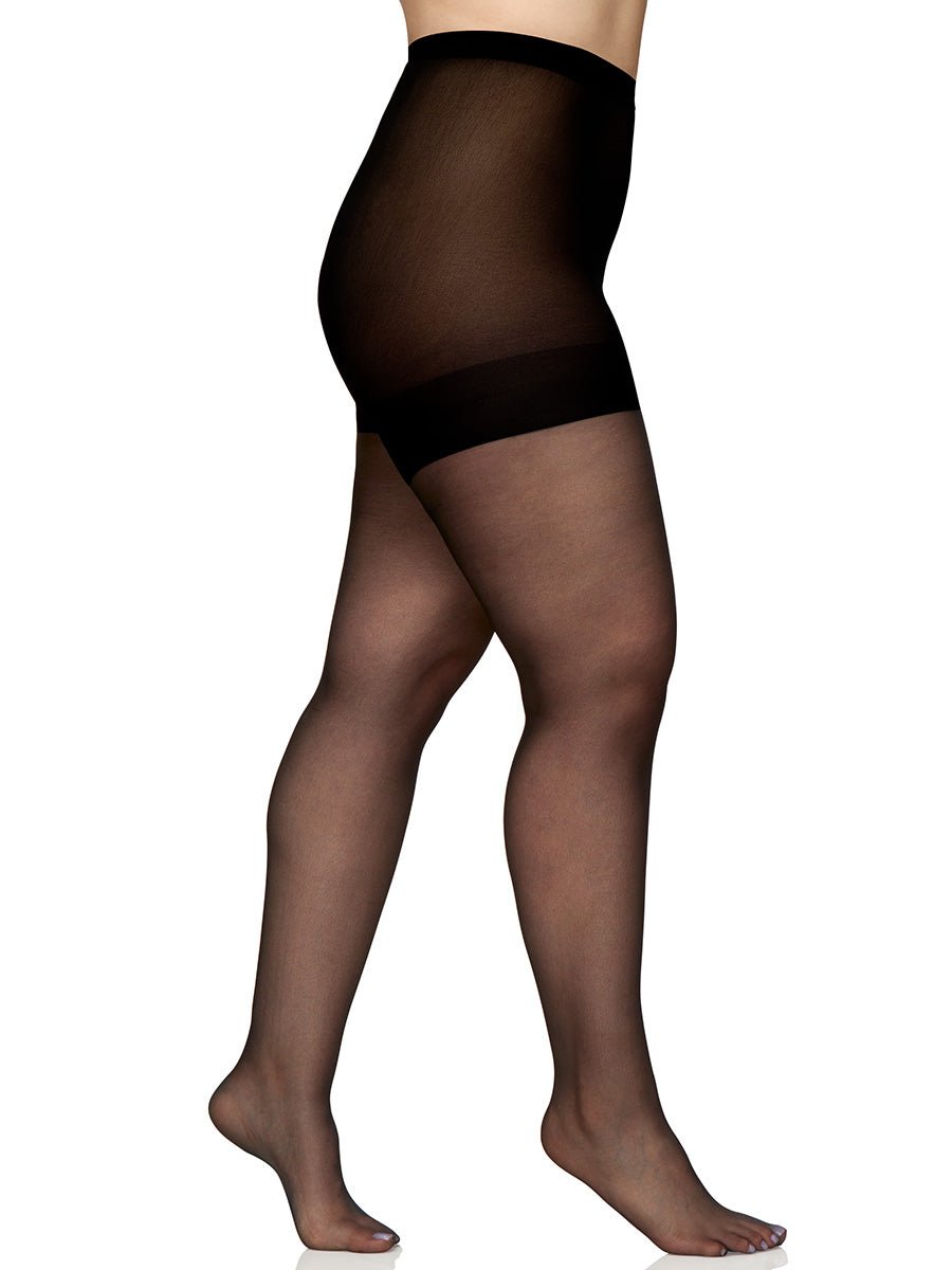 Queen All Day Sheers Non-control Top Pantyhose With Sandalfoot Toe