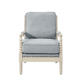 Automata Arm Chair with Open-Back Spindle and Turned Design