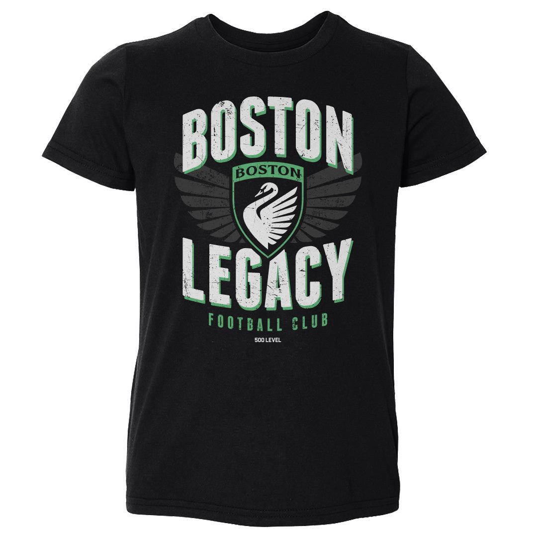 Boston Legacy FC Team Name WHT Kids Toddler T-Shirt