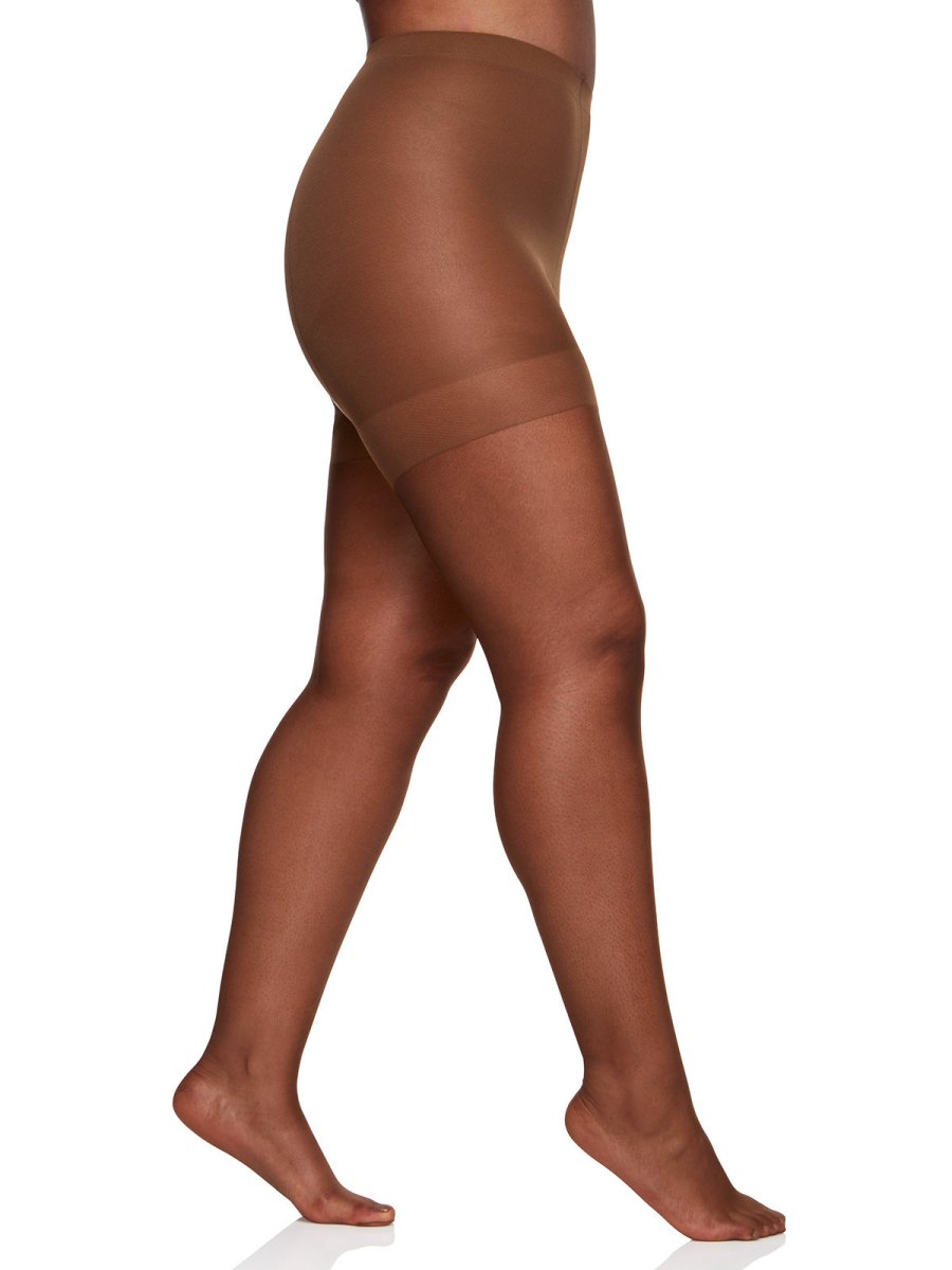 Queen Ultra Sheer Control Top Pantyhose With Sandalfoot Toe