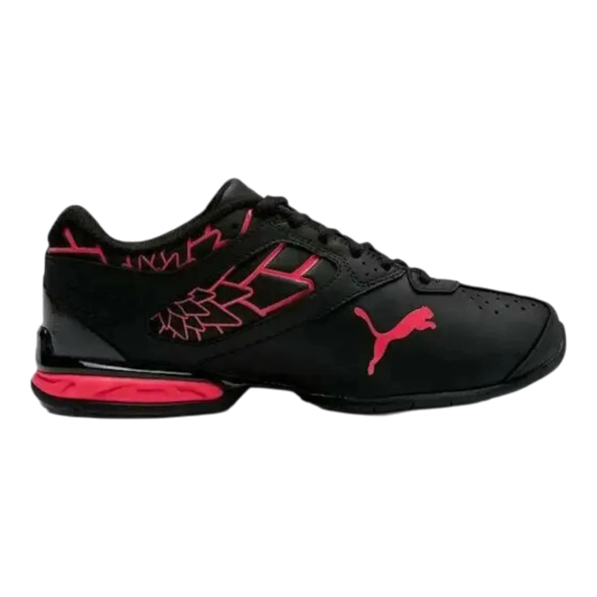 Puma Tazon 6 Graphic Women Black/Red Sneakers