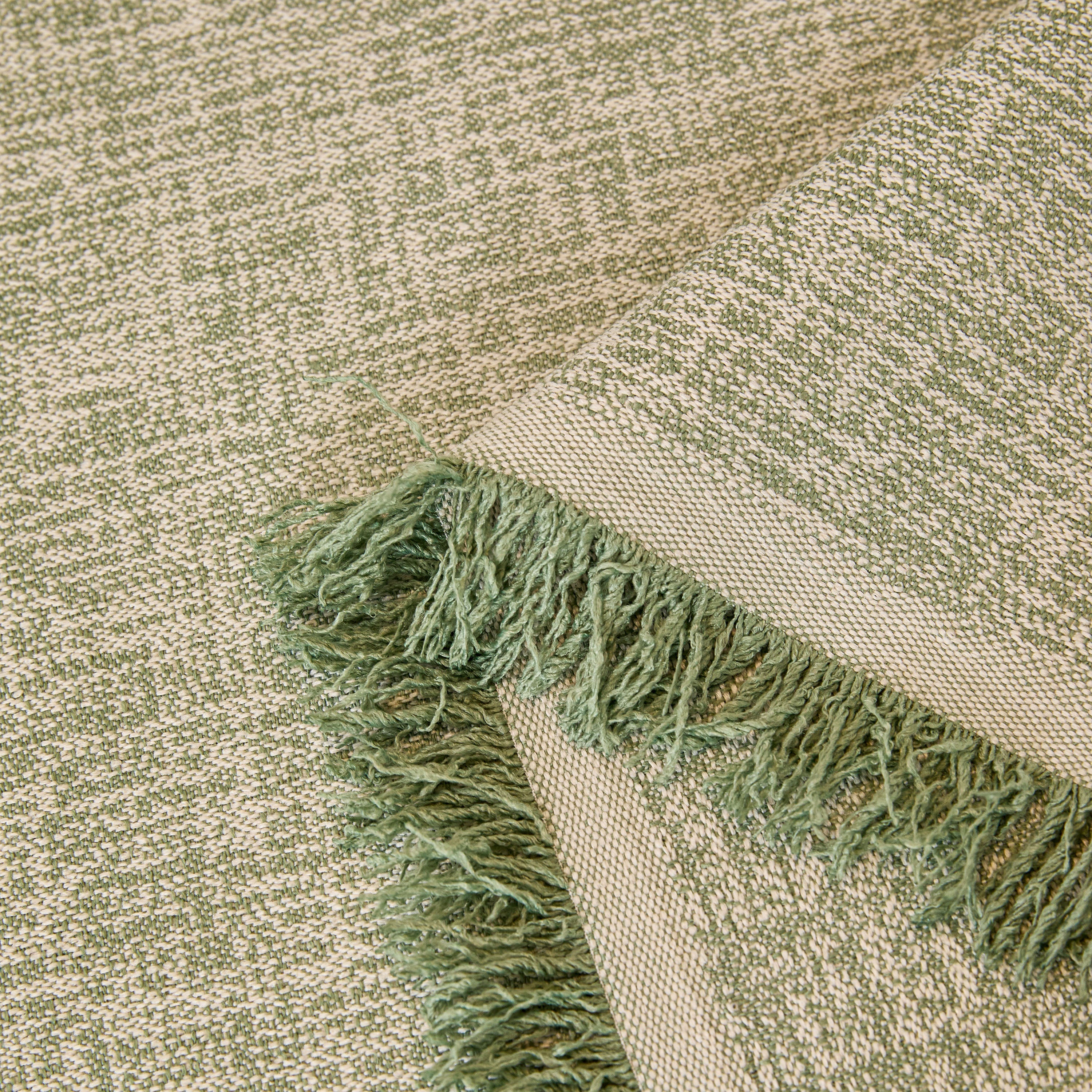 Natural Textured Linen Couch Cover, Breathable & Hypoallergenic Furniture Protector