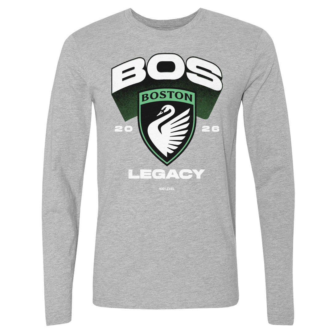 Boston Legacy FC Emblem WHT Long Sleeve T-Shirt