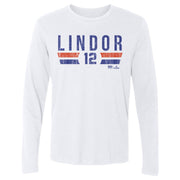 Francisco Lindor New York Mets Font Long Sleeve T-Shirt