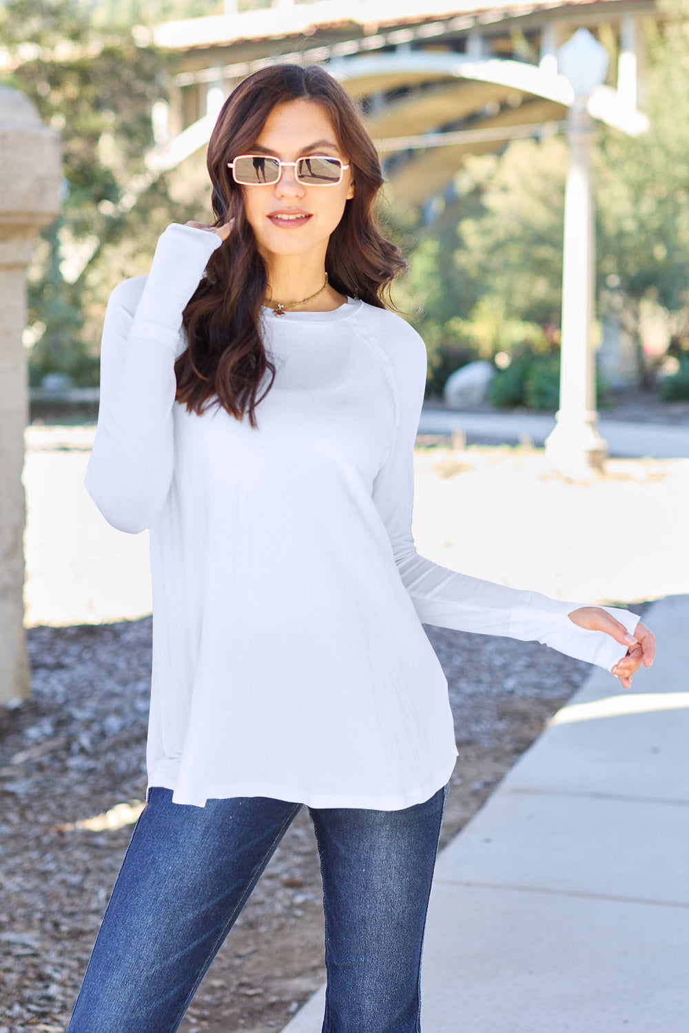 Basic Bae Full Size Round Neck Long Sleeve T-Shirt | Includes Plus Size