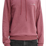 A.P.C. Logo Graphic Hoodie in Bordeaux Chine , Size Small