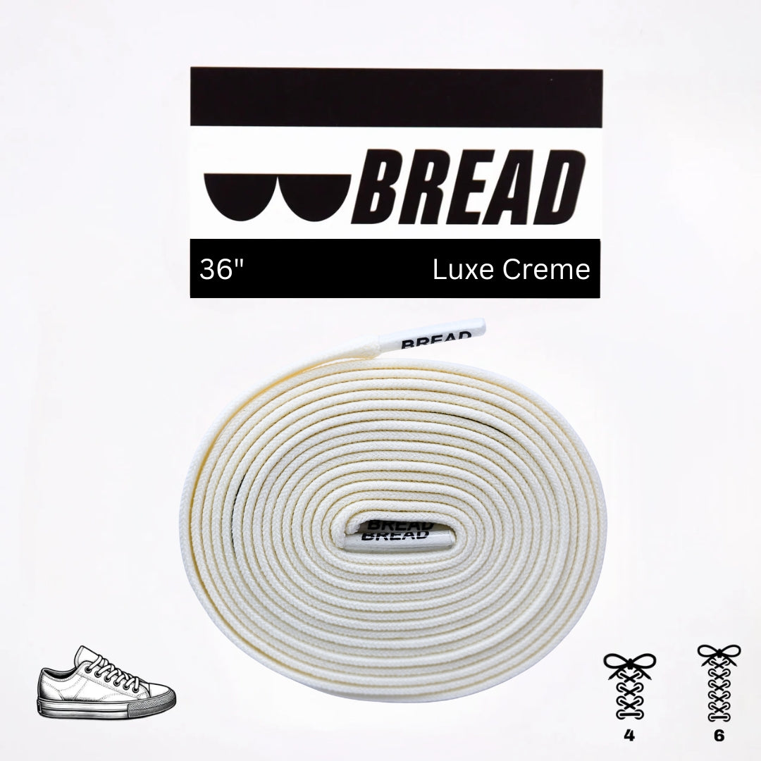 Luxe Creme Elastic Shoelaces