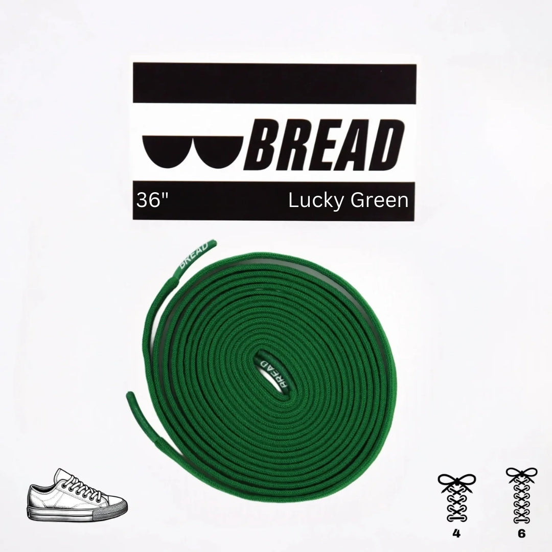 Lucky Green Elastic Shoelaces
