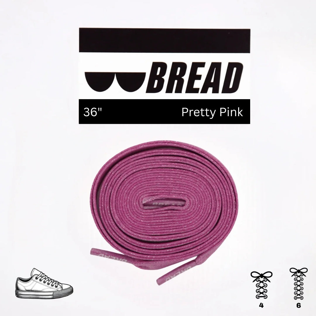Pretty Pink Elastic Shoelaces