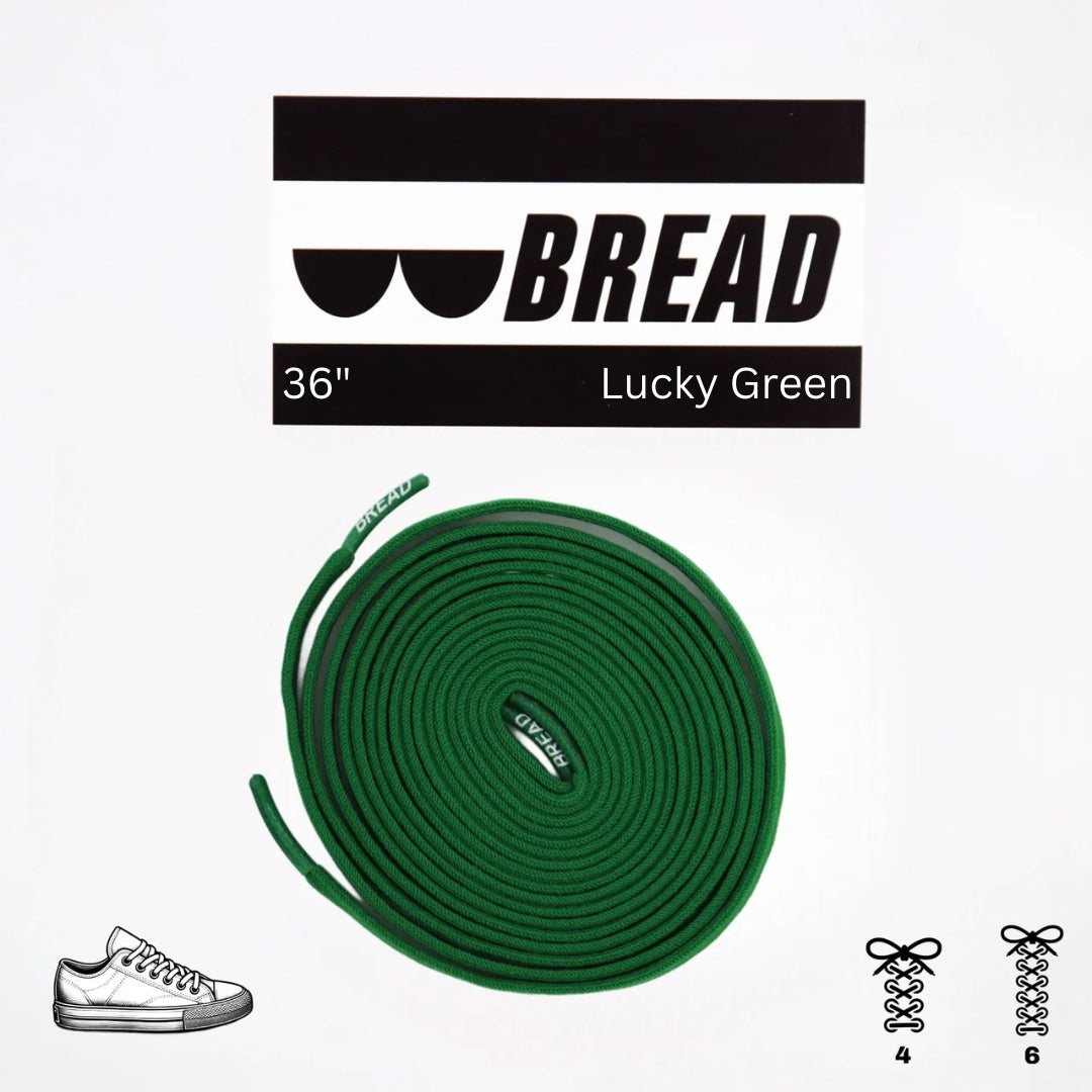 Lucky Green Elastic Shoelaces