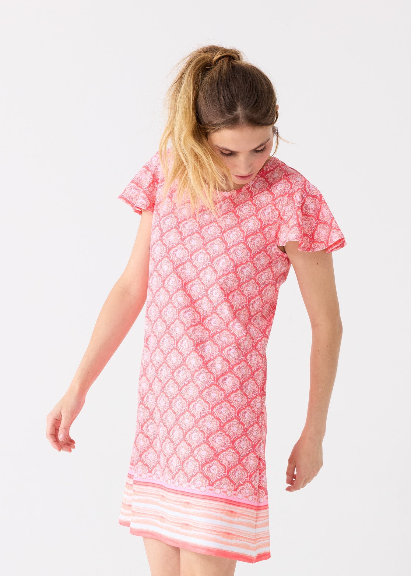 Amelia Island Ruffle Short Sleeve Dress | Includes Plus Size