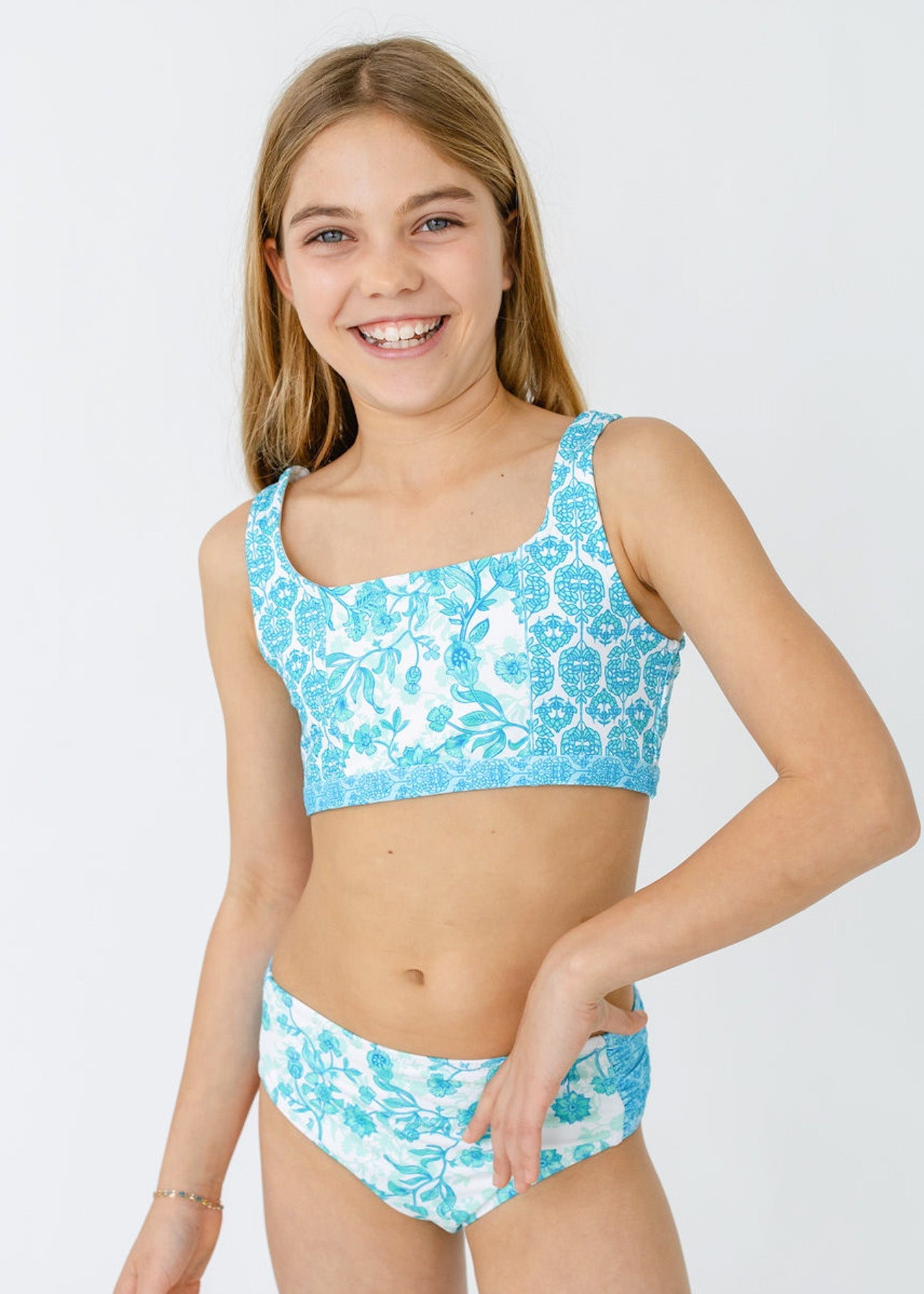 Girls Rosebay 3-piece Short Sleeve Rashguard Set
