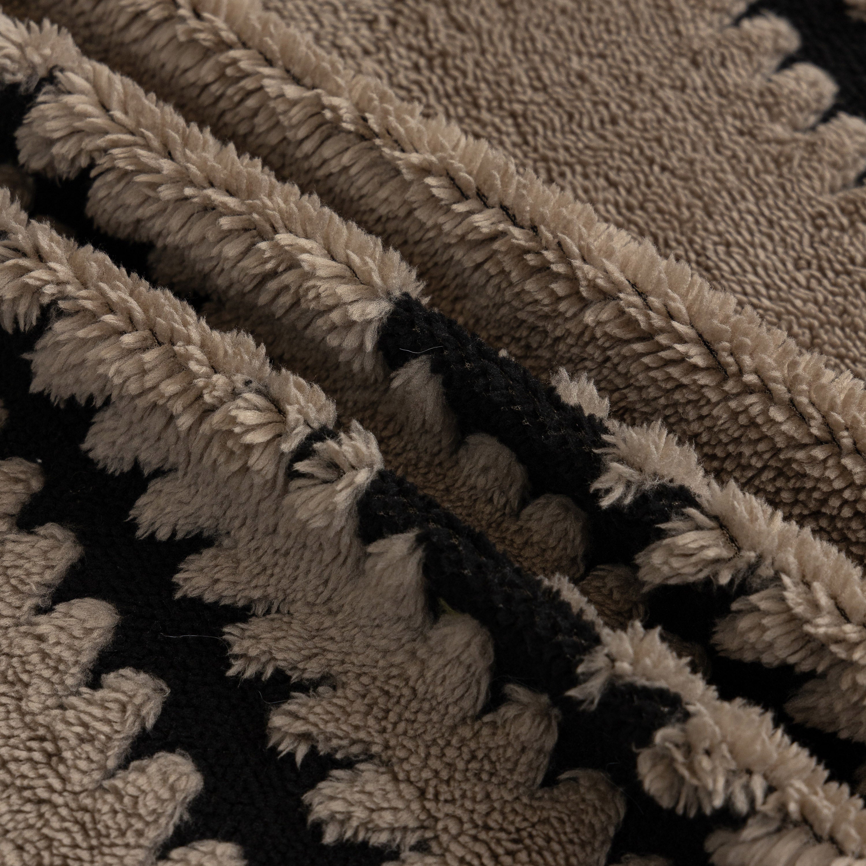 Jacquard Fleece Throw Blanket For Couch Plush Fuzzy Cozy Soft Blankets And Throws For Sofa