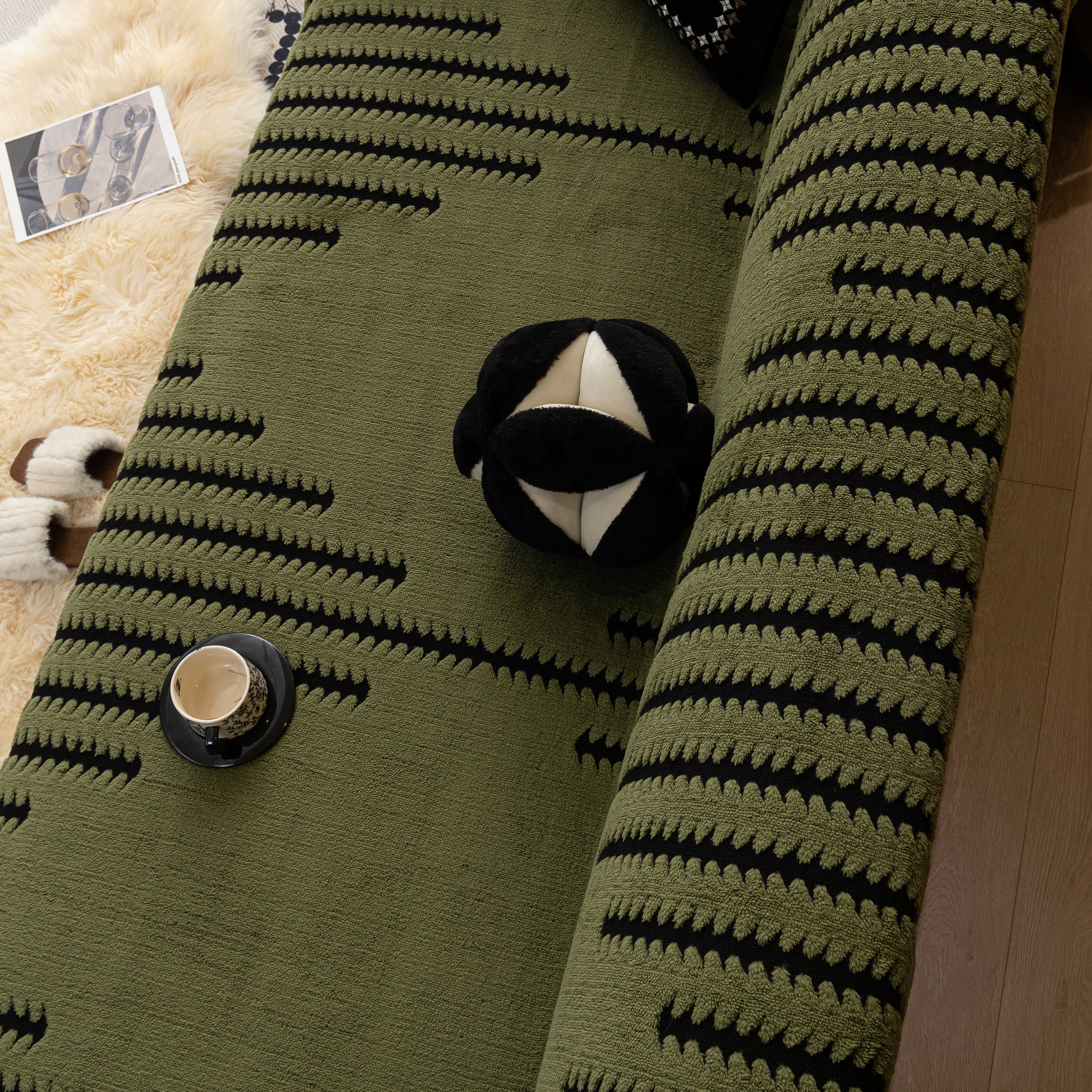 Jacquard Fleece Throw Blanket For Couch Plush Fuzzy Cozy Soft Blankets And Throws For Sofa