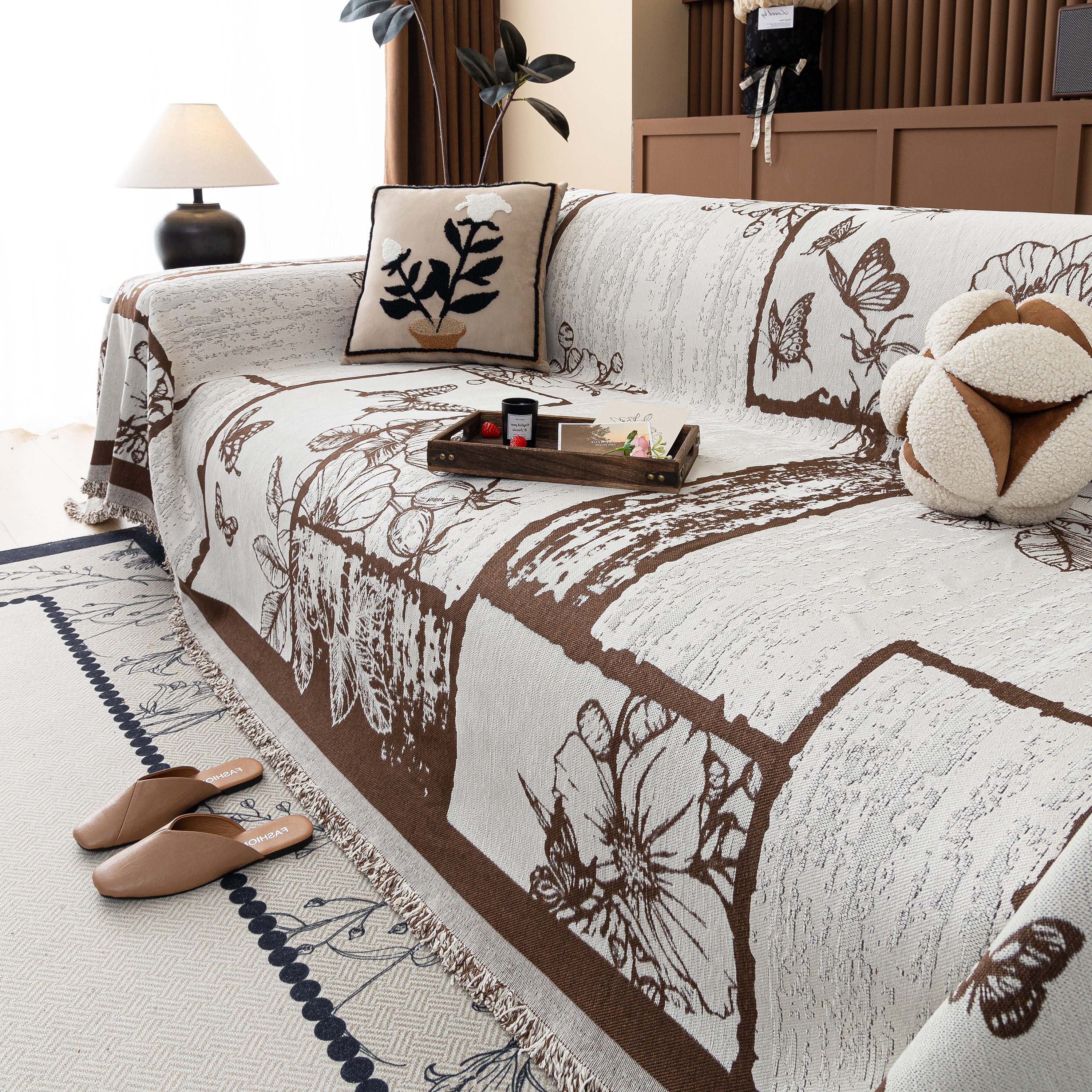 Fashion Couch Cover Blanket Bohemian Sectional Sofa Protector Furniture Covers For Sofas